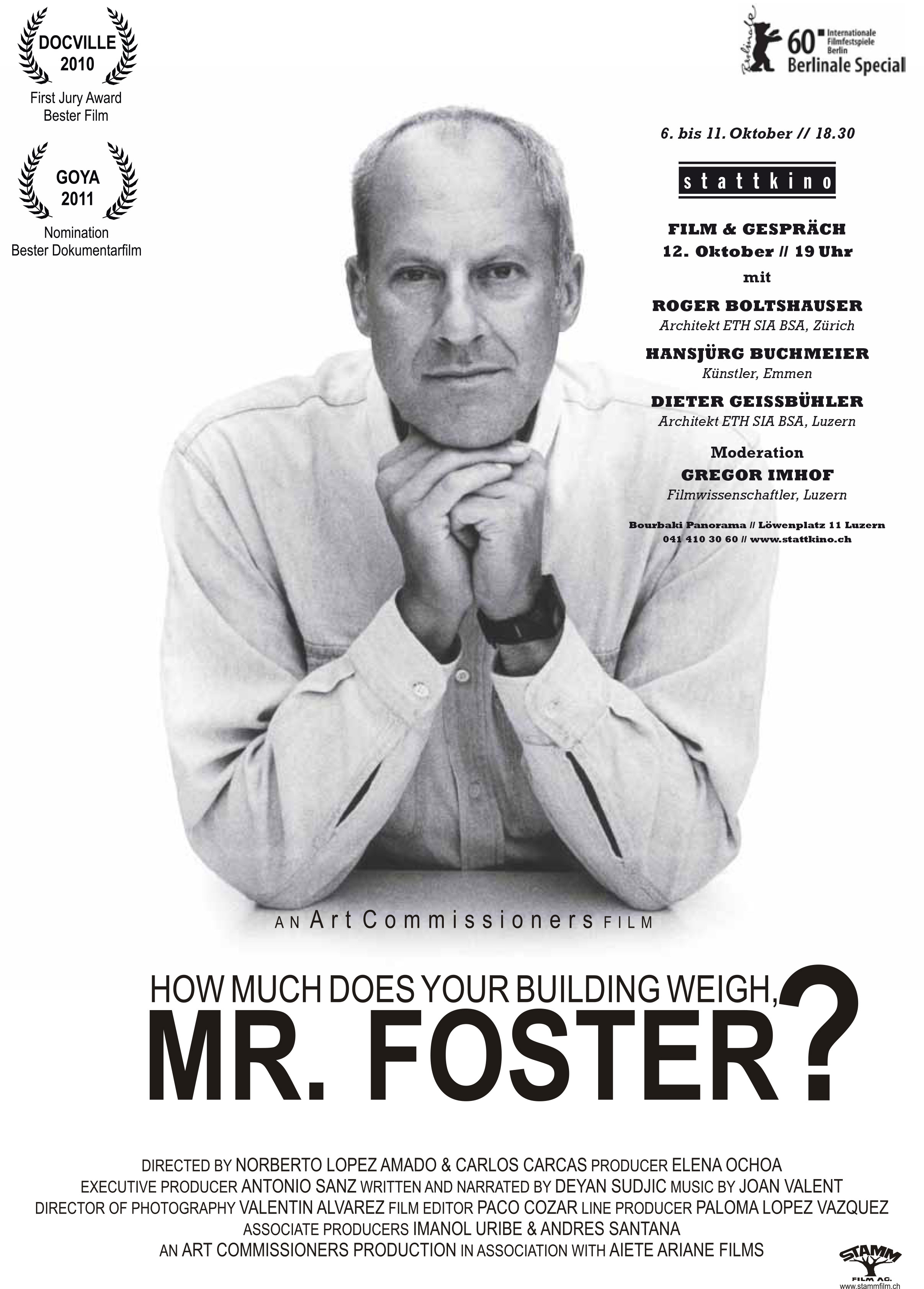 Boltshauser Architekten Diskussionsrunde Mr. Foster