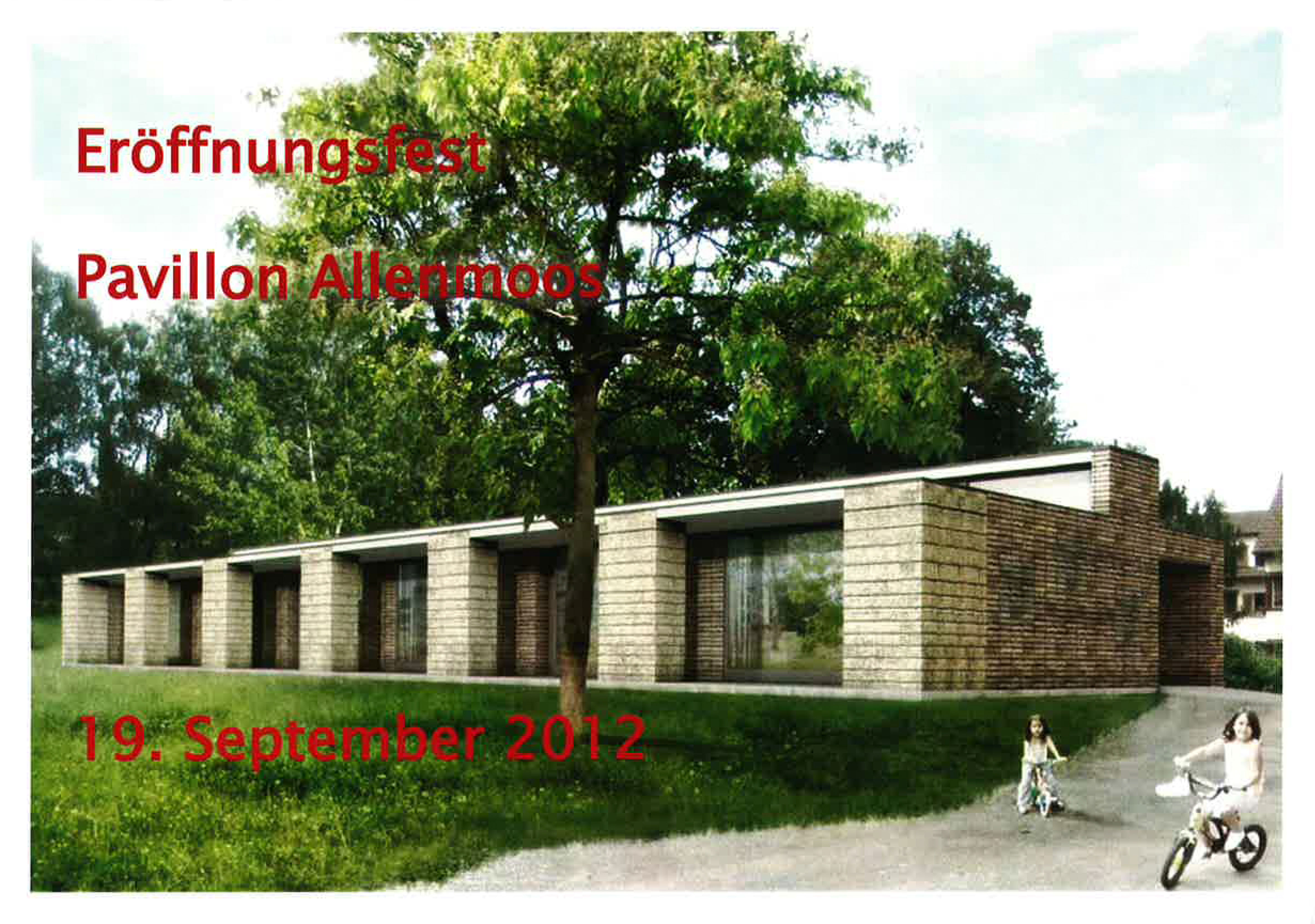 Boltshauser Architekten Eröffnung Schulpavillon Allenmoos II