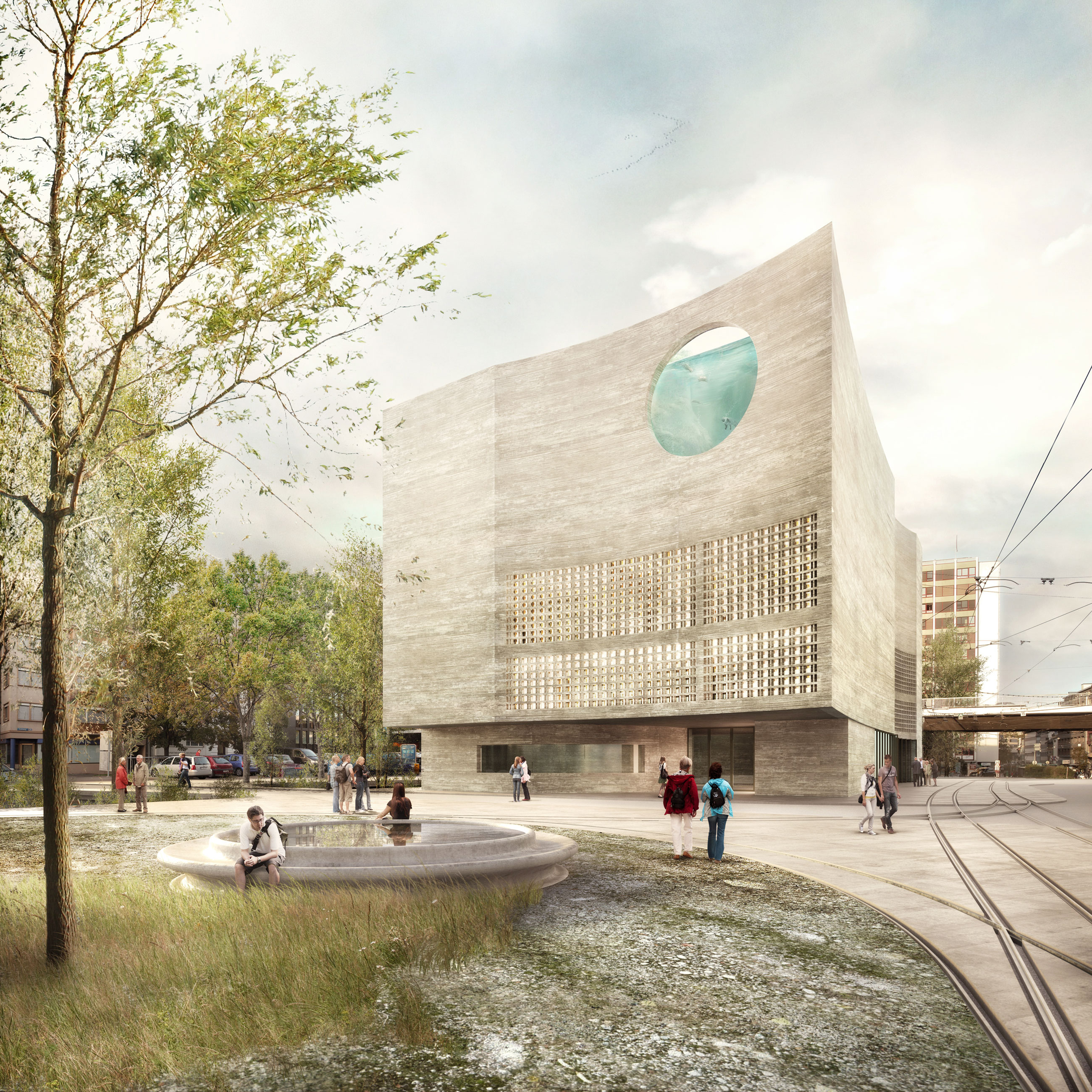 Boltshauser Architekten Wettbewerbsgewinn Ozeanium Basel