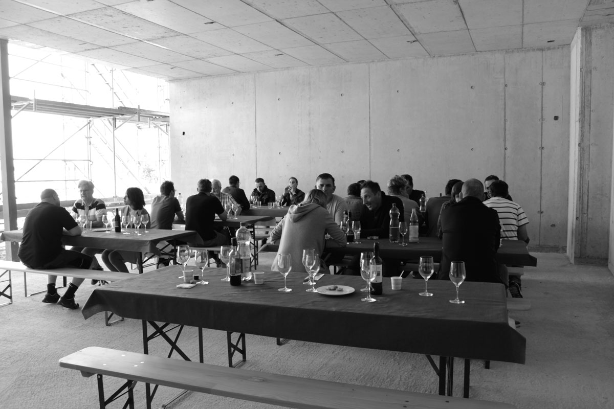 Boltshauser Architekten Aufrichtefest Schulhaus Kopfholz