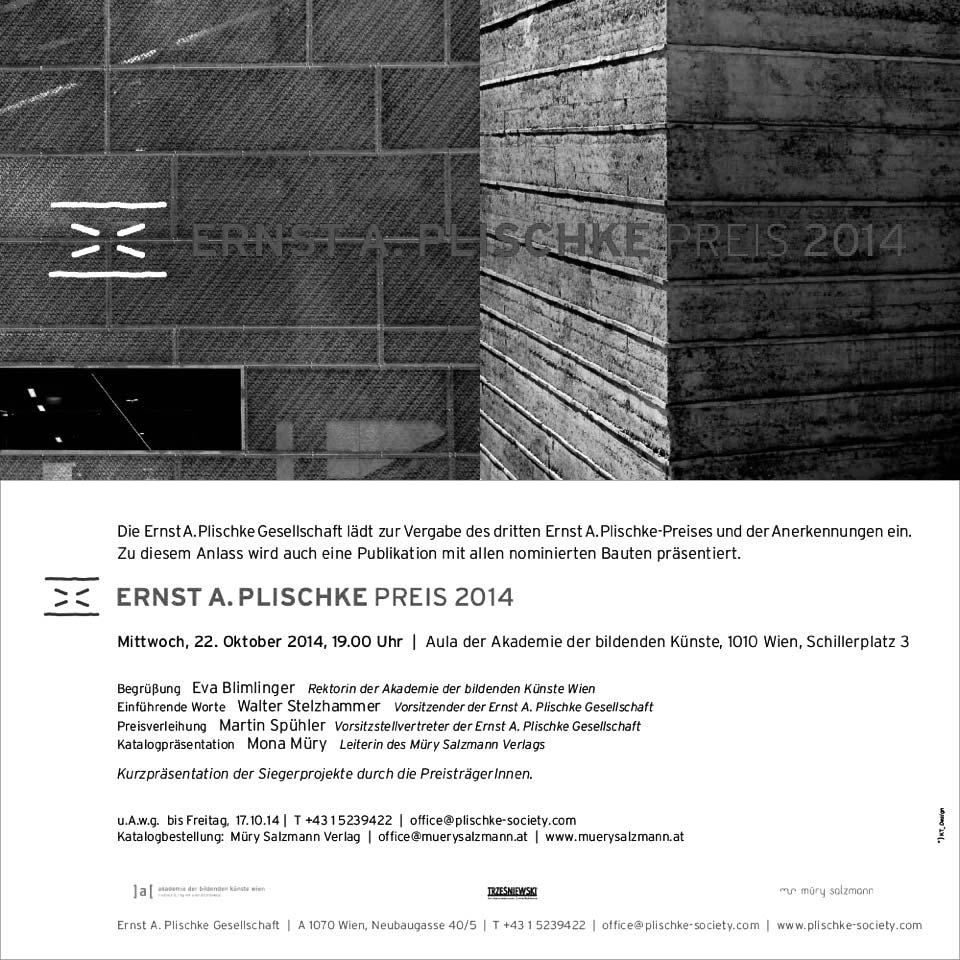 Boltshauser Architekten Auszeichnung Ernst A. Plischke Preis