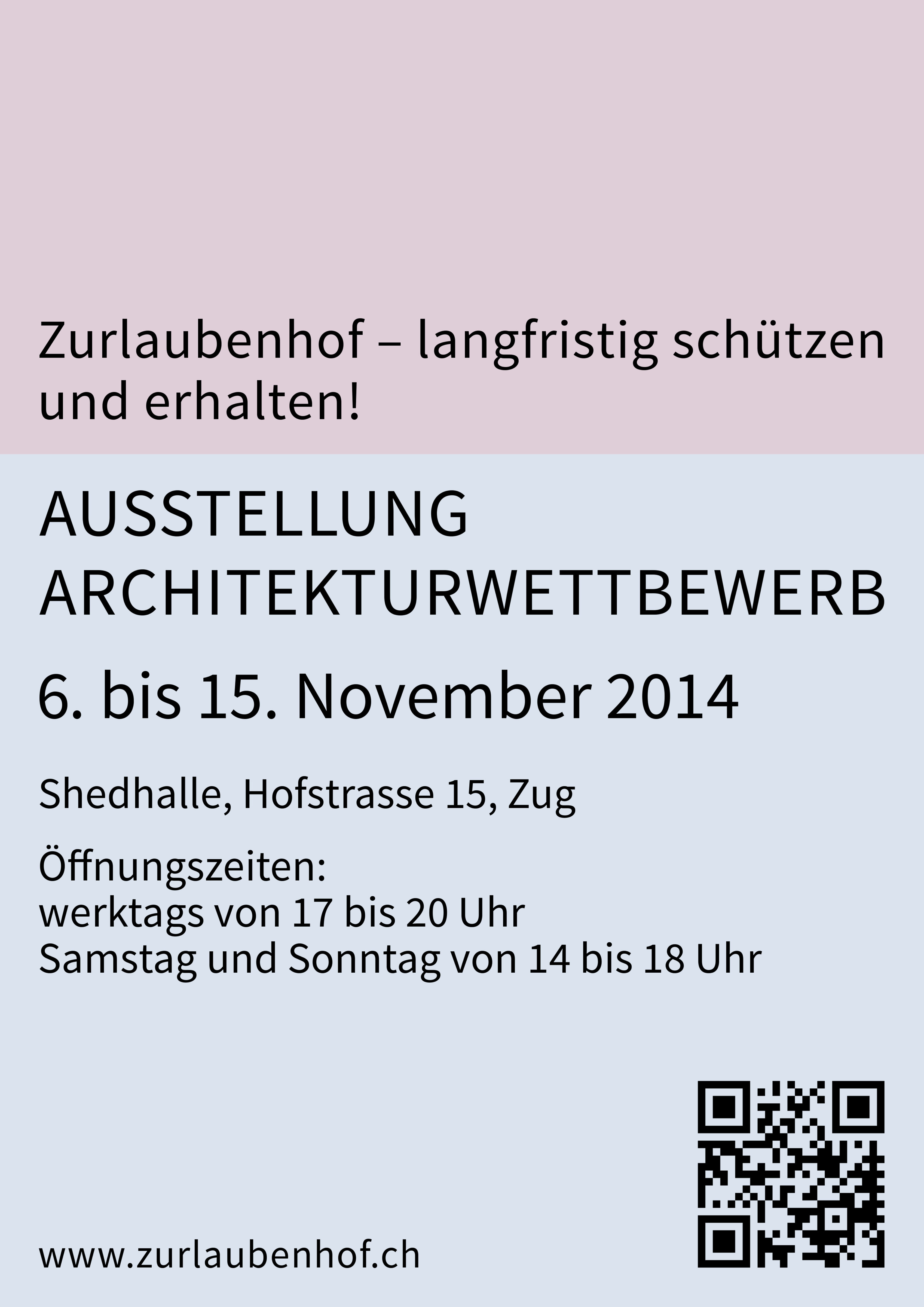 Boltshauser Architekten Ausstellung Zurlaubenhof