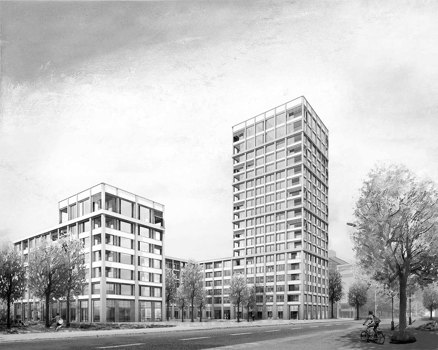 Boltshauser Architekten Wettbewerb Baslerstrasse
