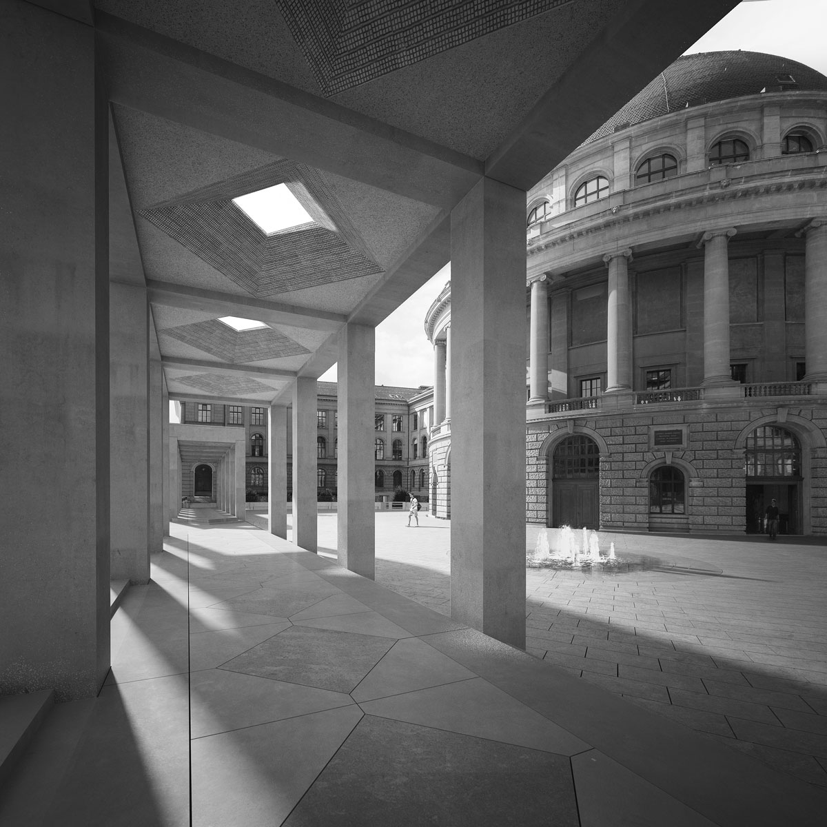 Boltshauser Architekten Wettbewerb Vorplatz ETH Zürich