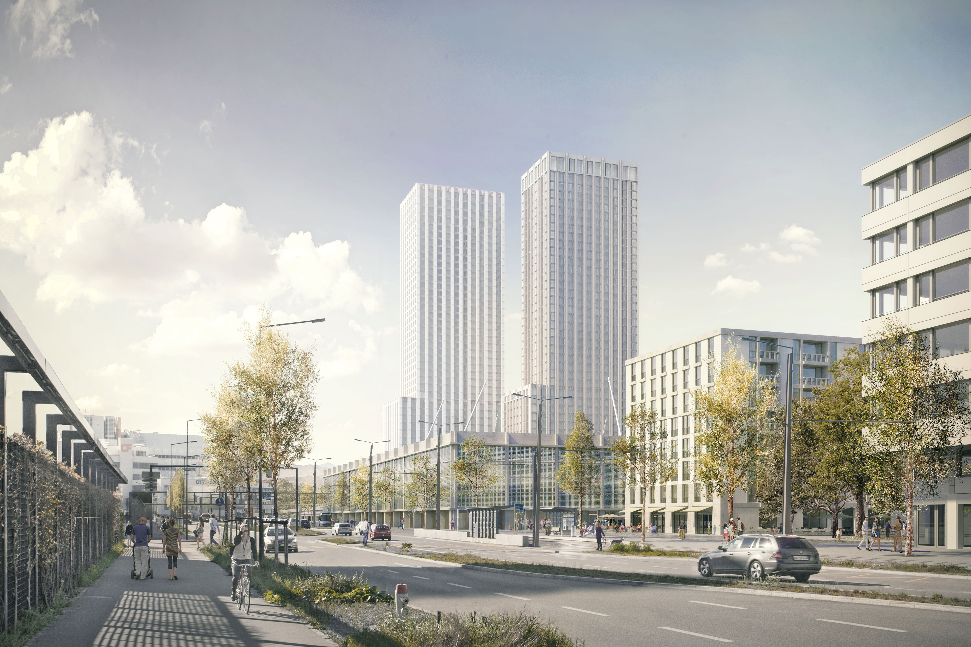 Boltshauser Architekten Wettbewerbsgewinn Areal Hardturm Zürich