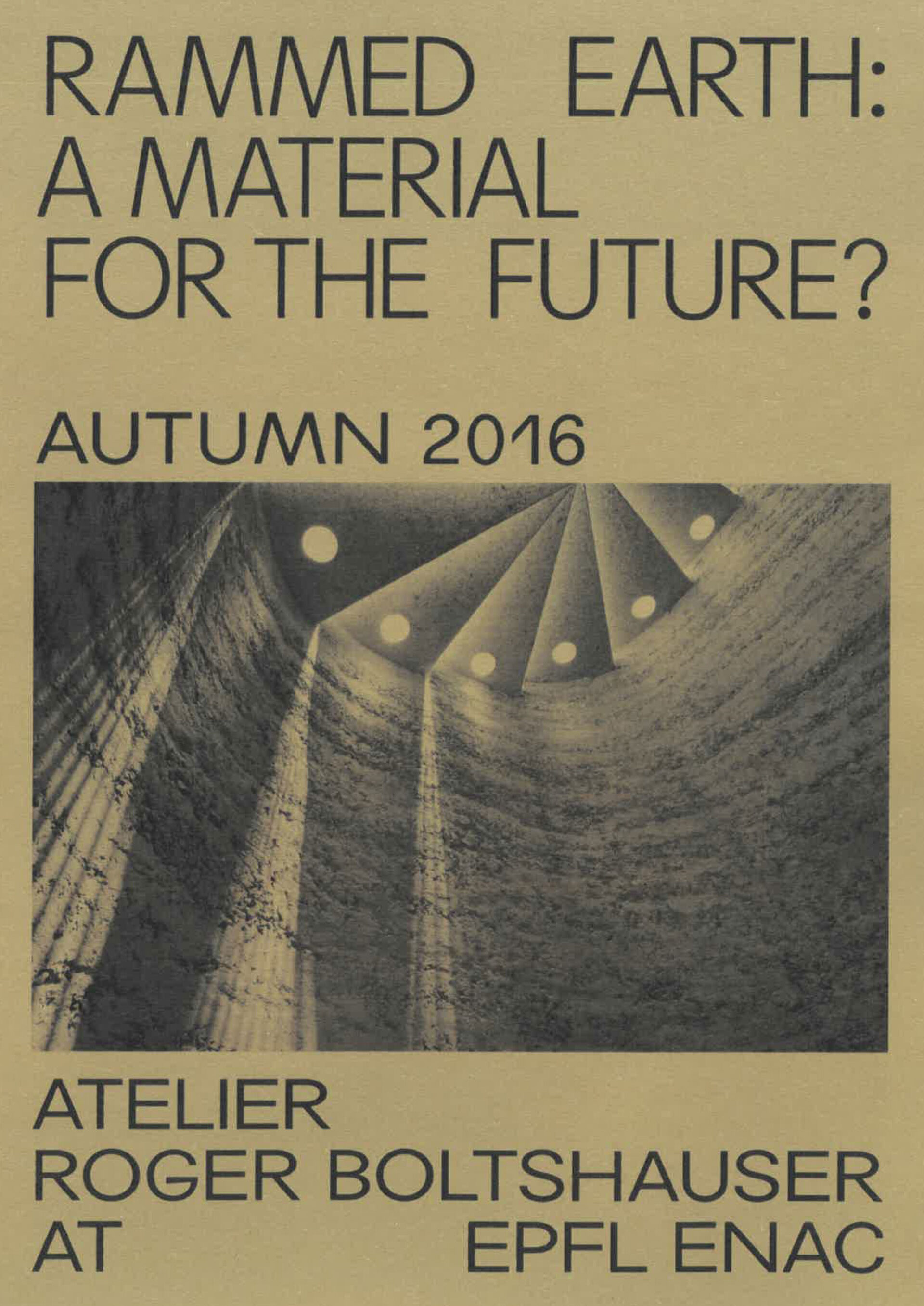 Boltshauser Architekten Semesterstart Herbstsemester 2016 Studio Boltshauser EPFL Lausanne