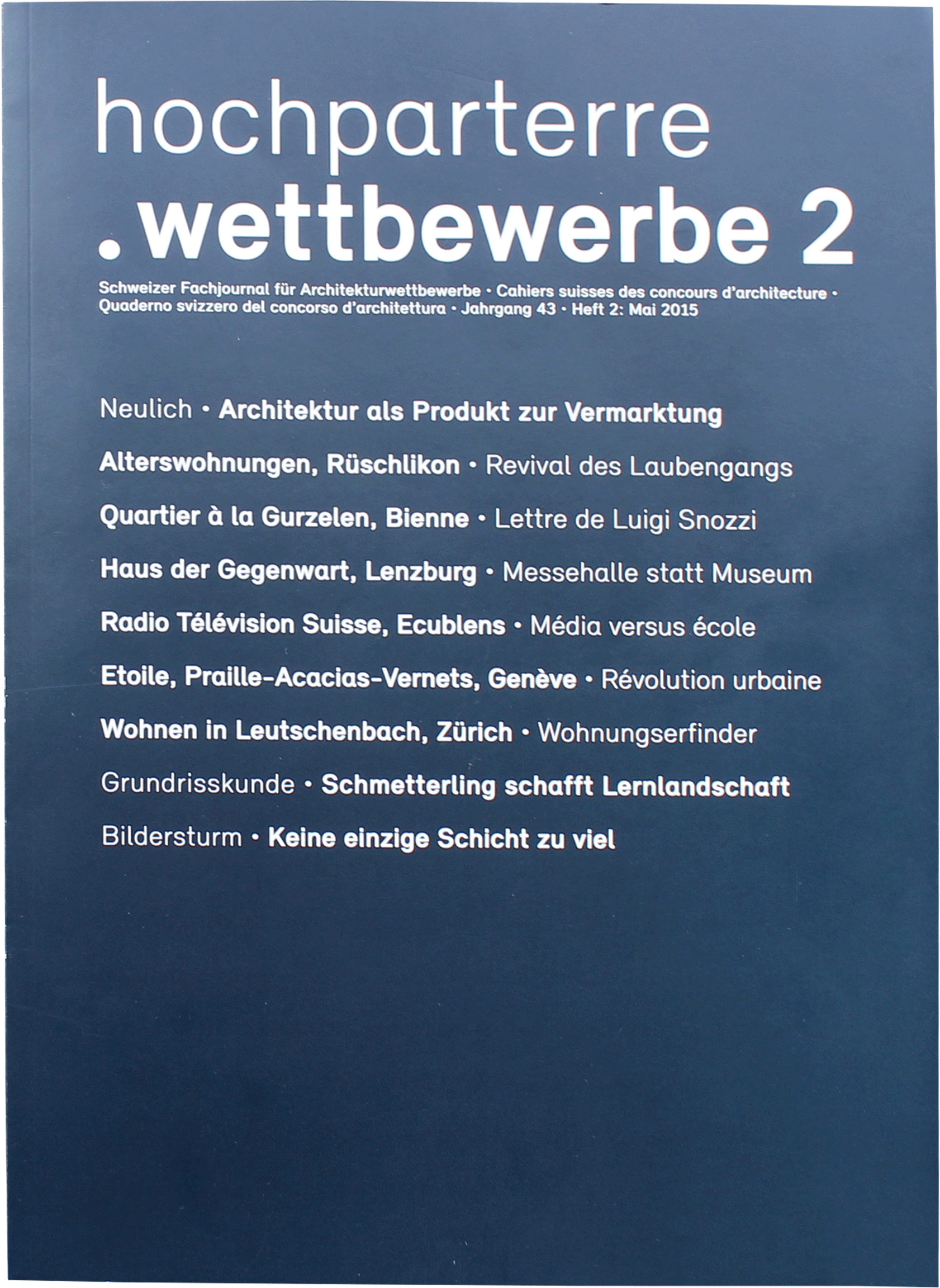 Boltshauser Architekten hochparterre wettbewerbe Haus der Gegenwart Stapferhaus Lenzburg