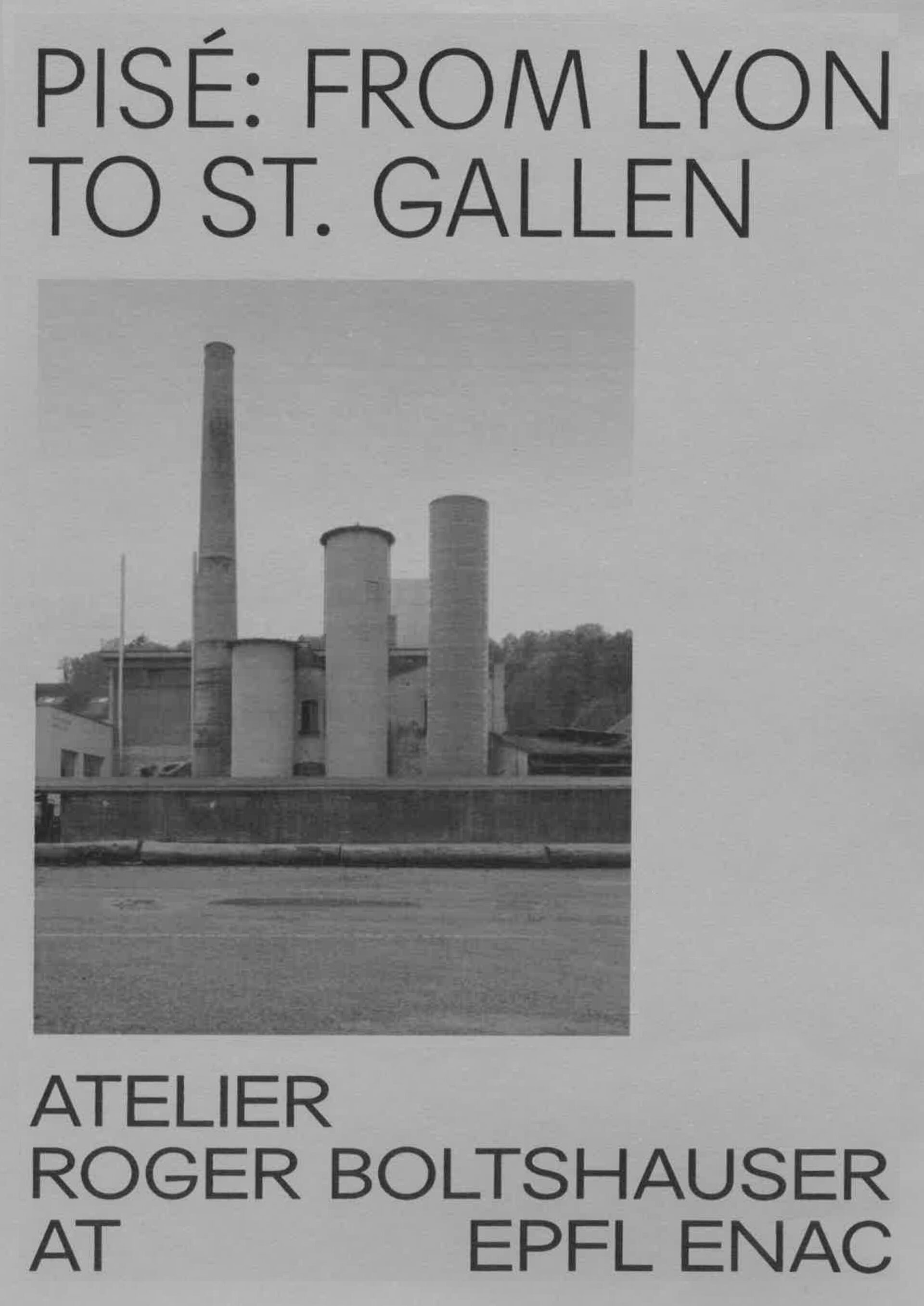 Boltshauser Architekten Semesterstart Frühlingssemester 2017 Studio Boltshauser EPFL Lausanne