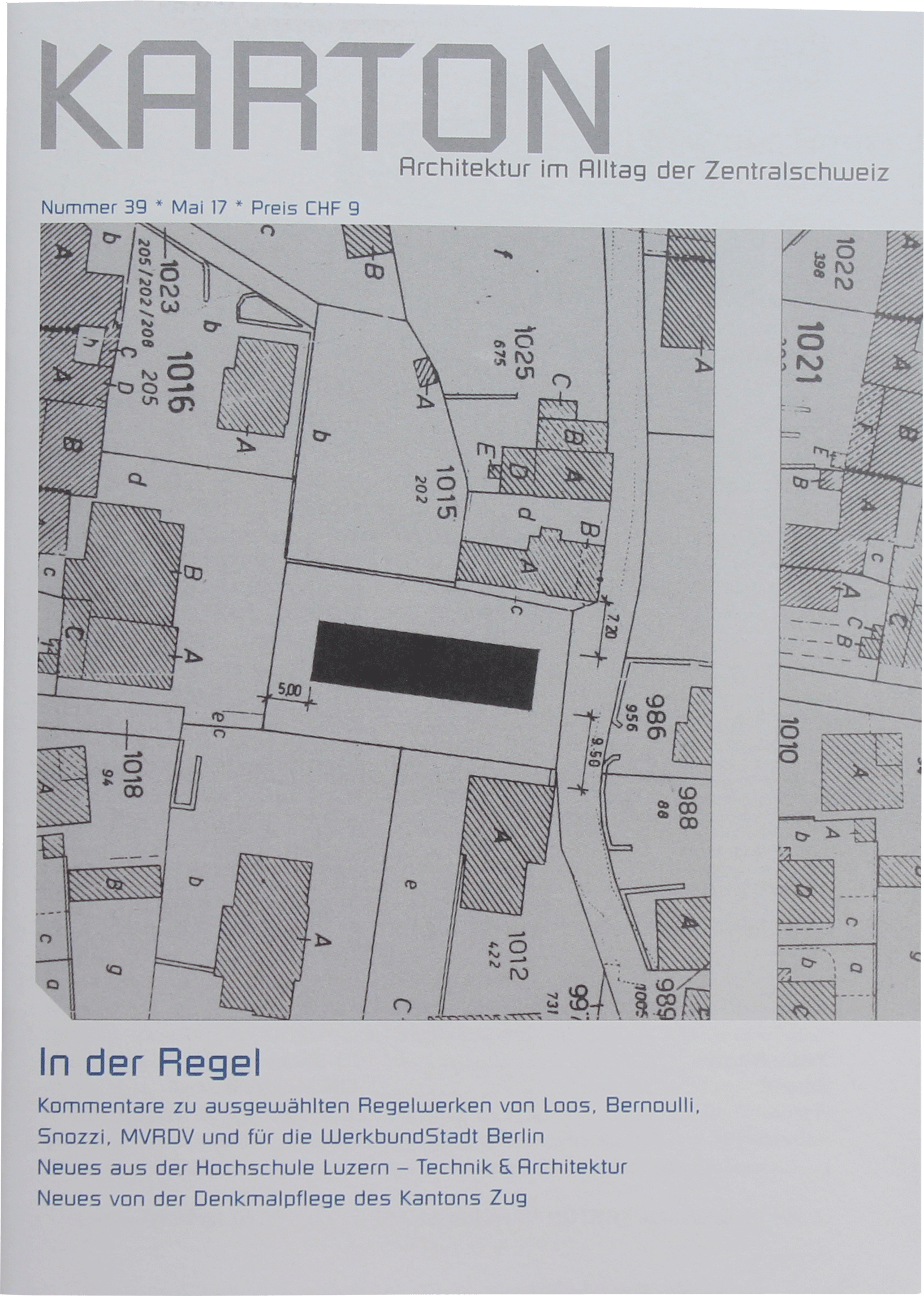 Boltshauser Architekten KARTON Gestaltungsplan Papieri Areal Cham