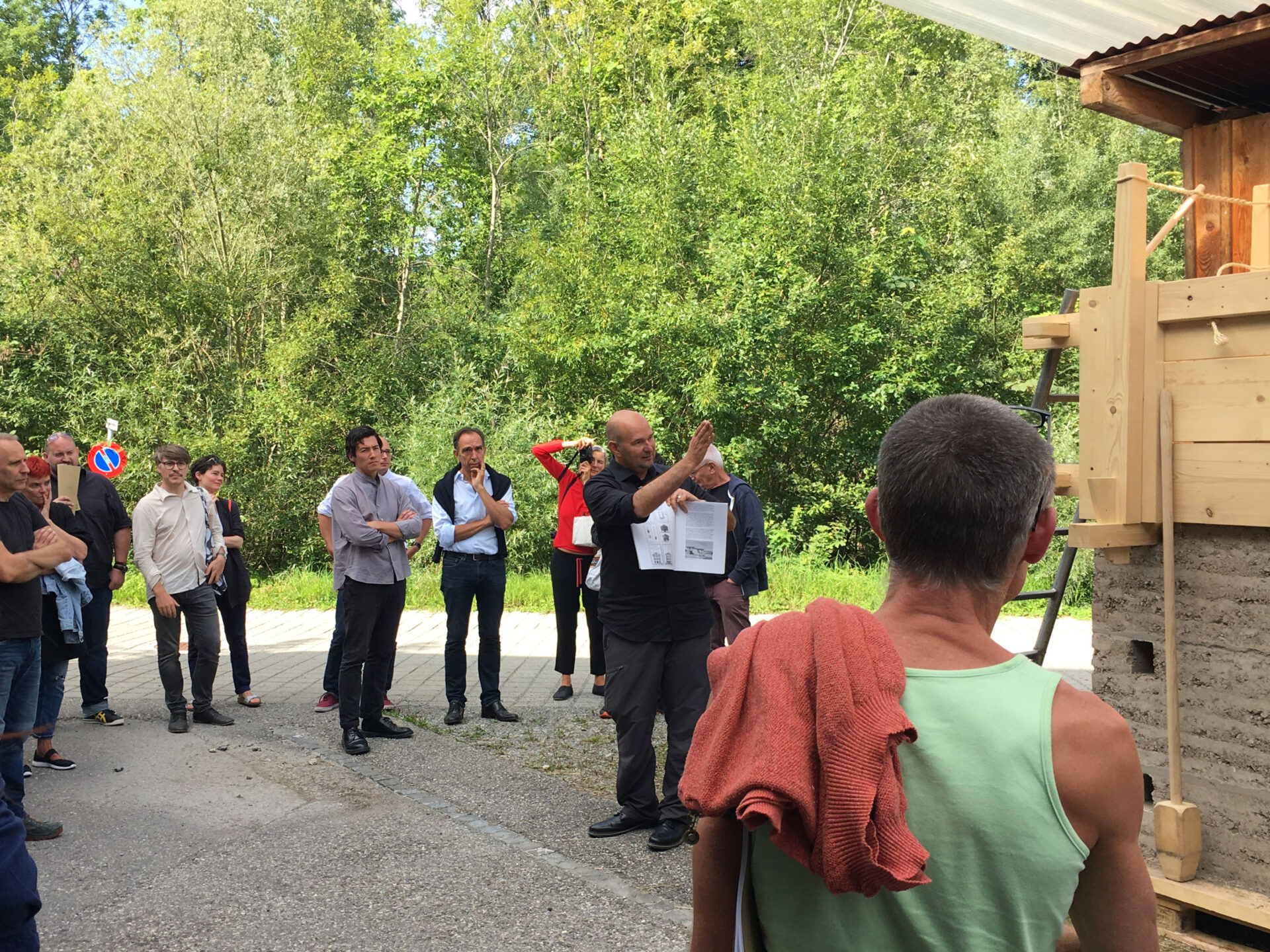 Boltshauser Architekten Eröffnung Ausstellung Pisé Von Lyon nach St. Gallen Sitterwerk St. Gallen