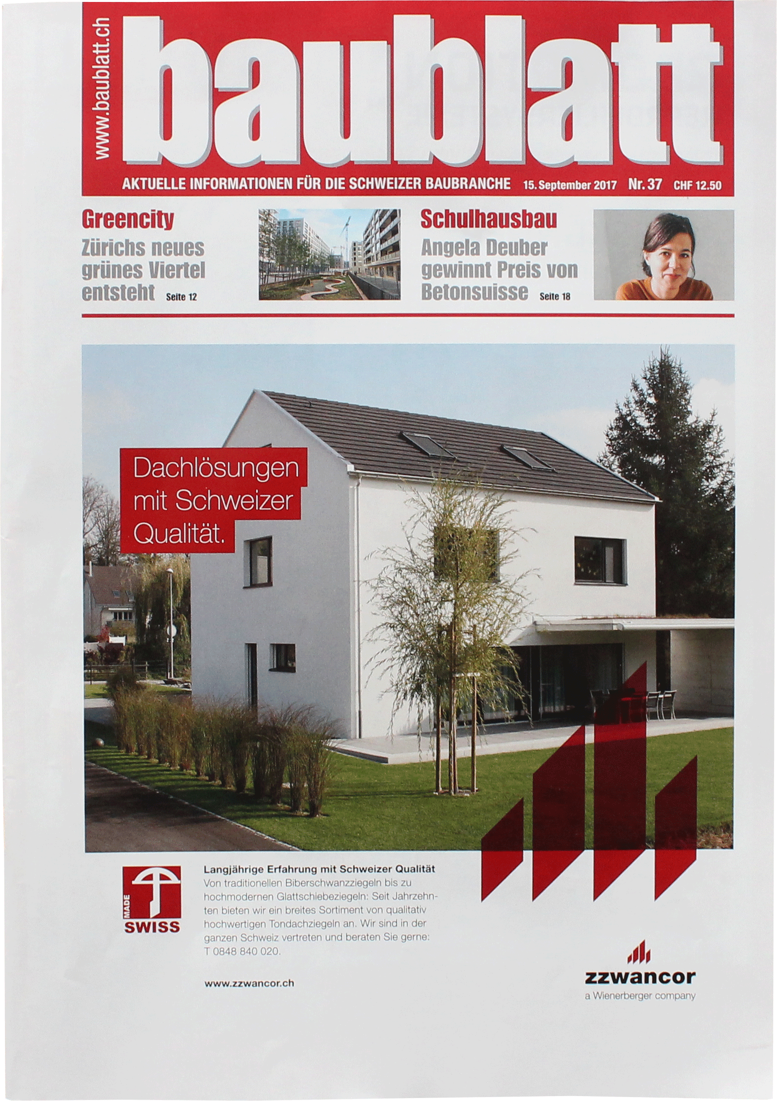Boltshauser Architekten baublatt Mock-up Sitterwerk St. Gallen