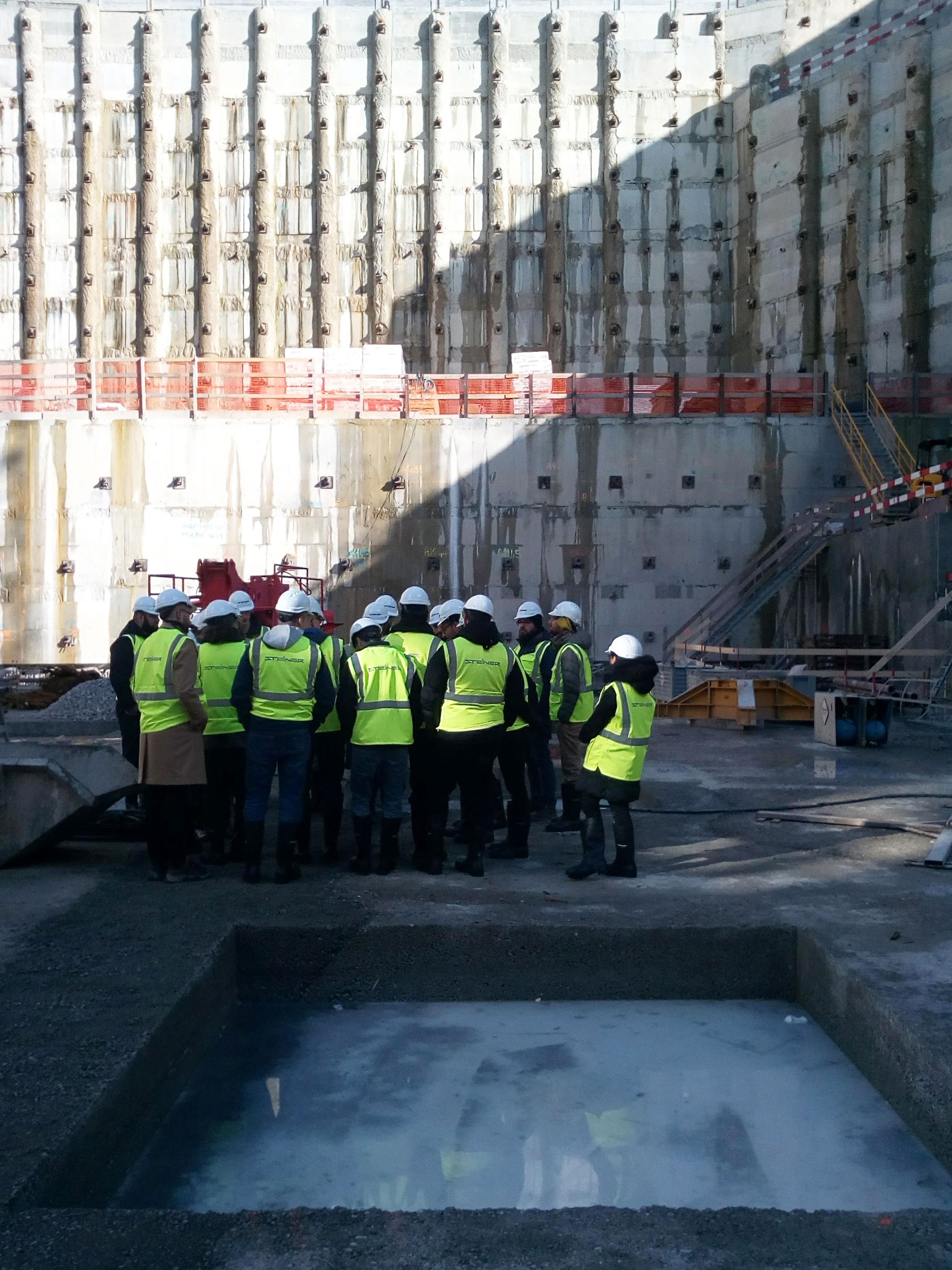 Boltshauser Architekten Baustellenbesichtigung