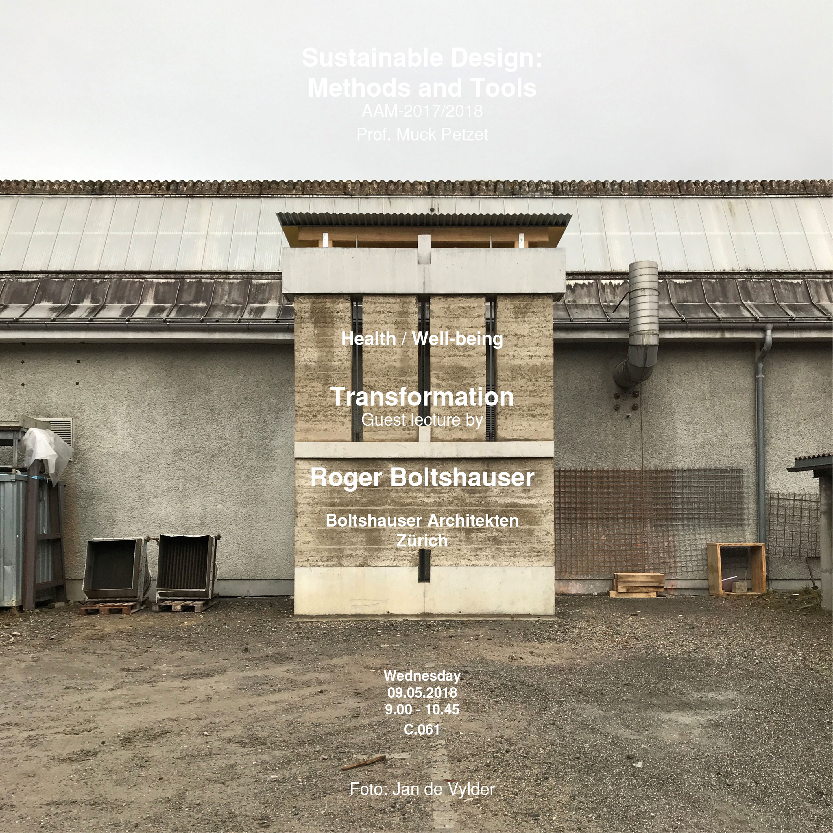 Boltshauser Architekten Vortrag Mendrisio