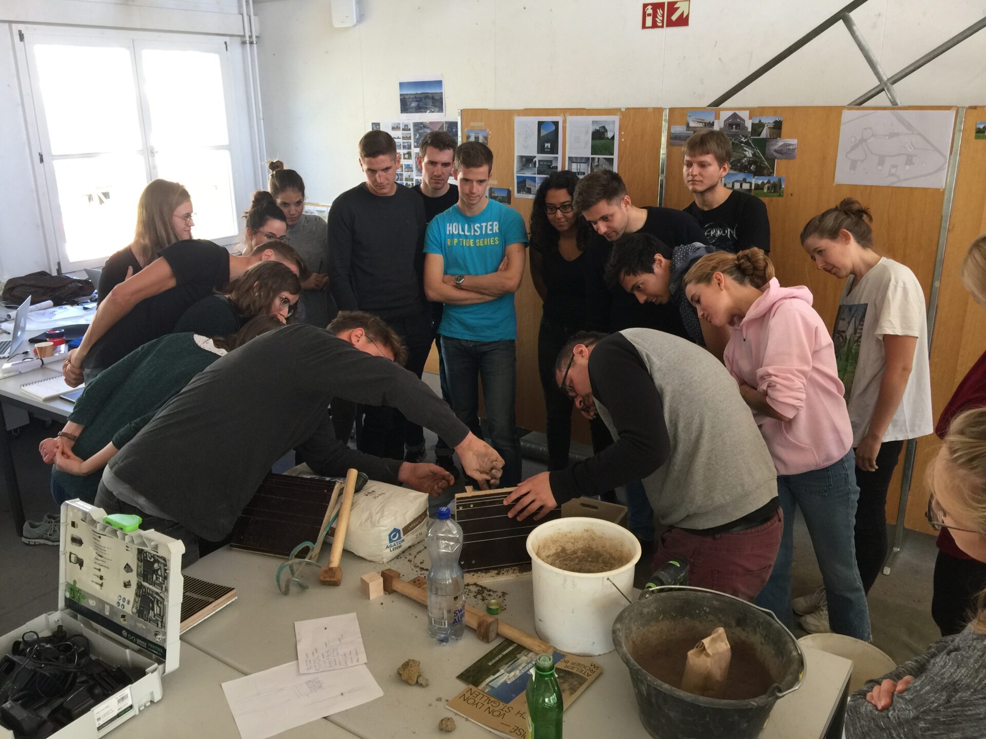 Boltshauser Architekten Lehmworkshop Entwurfskurs Studio Boltshauser ETH Zürich