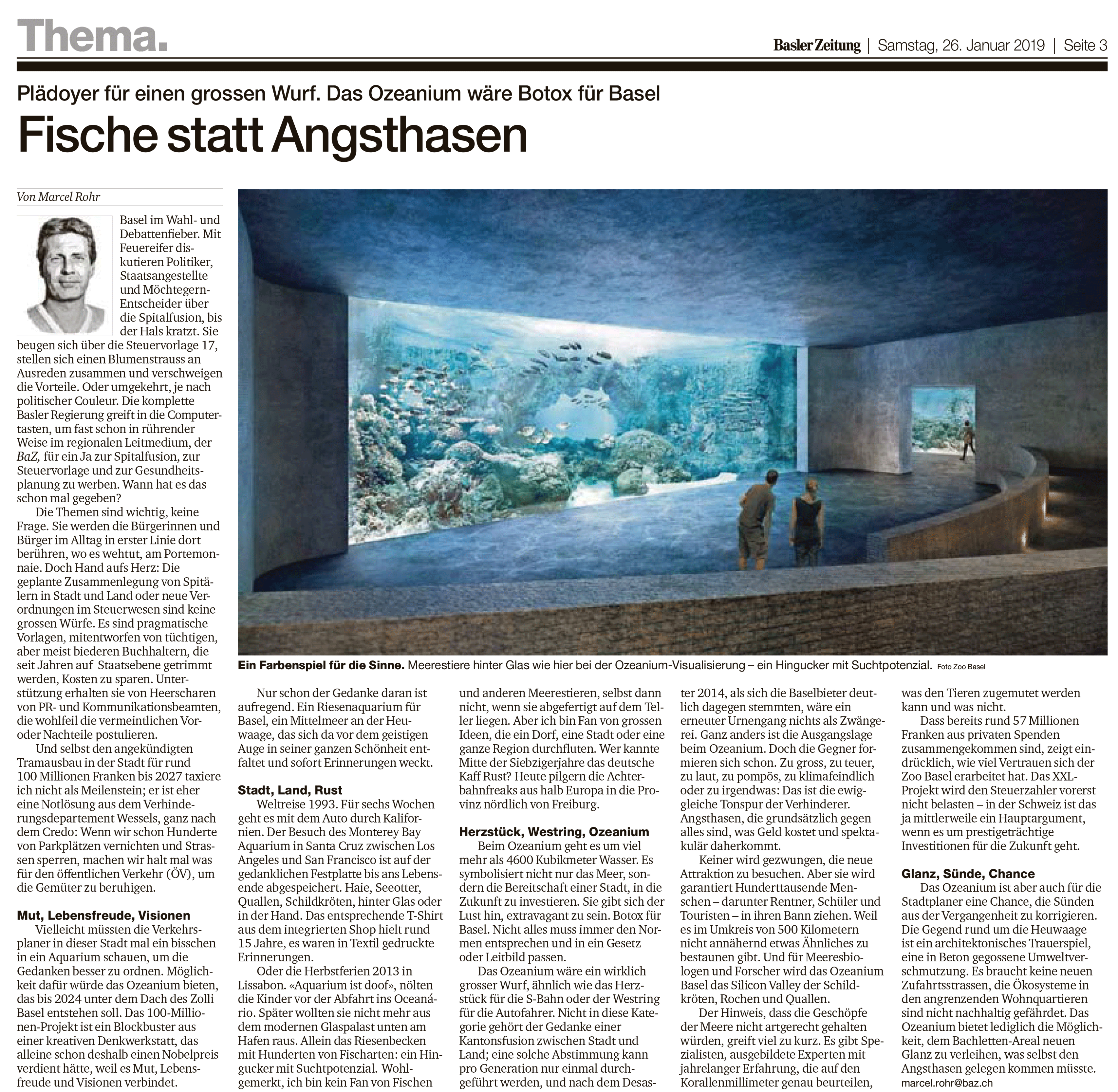 Boltshauser Architekten Basler Zeitung Ozeanium Zoo Basel