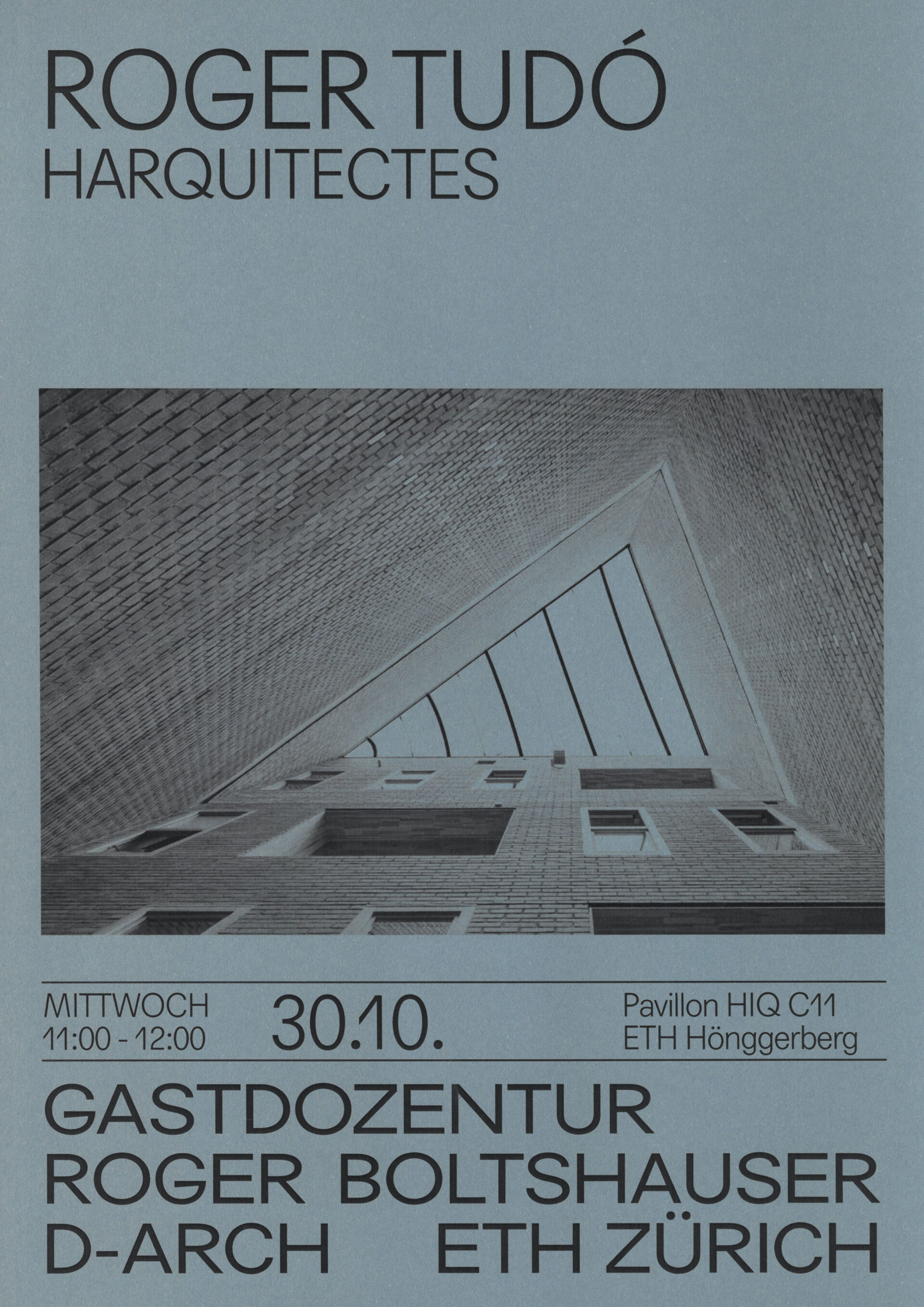 Boltshauser Architekten Vortrag Roger Tudo HS19