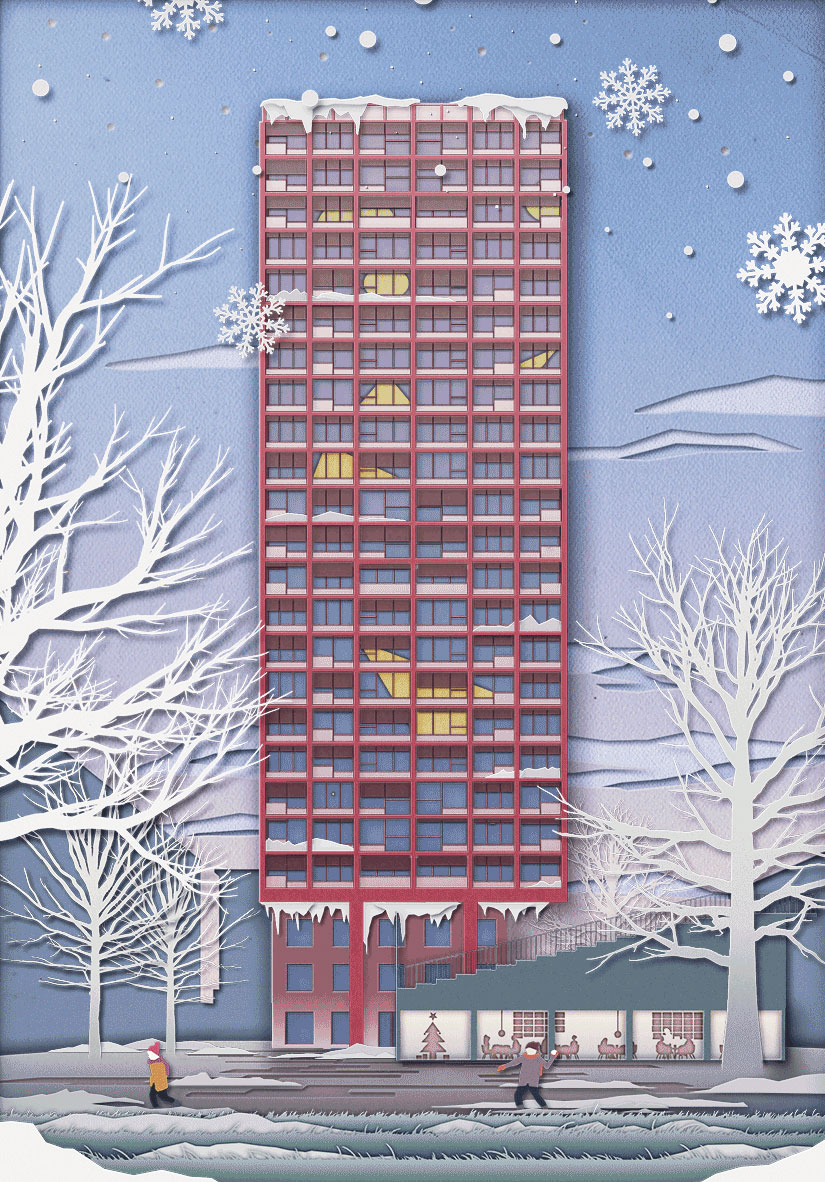 Boltshauser Architekten Weihnachtsgruesse nightnurse