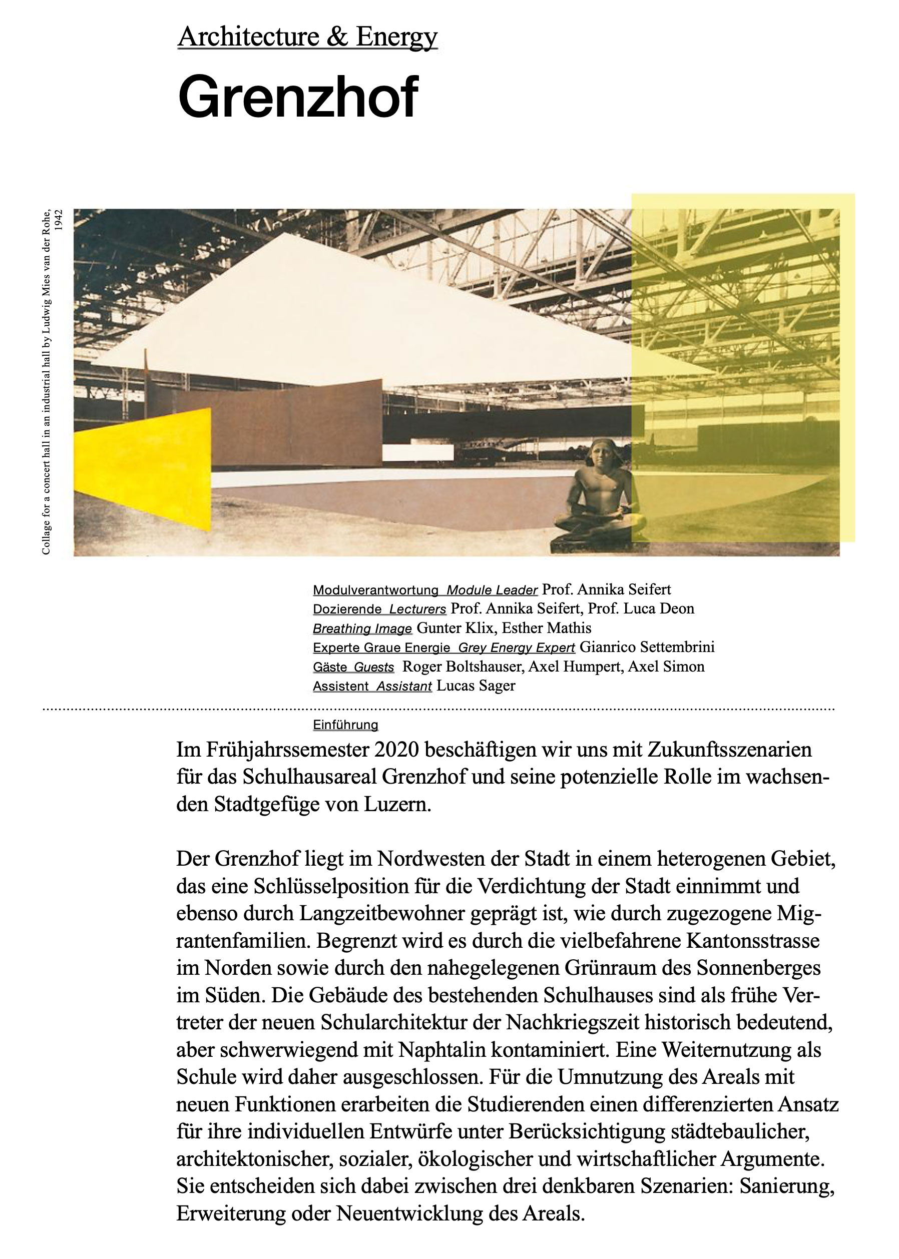 Boltshauser Architekten Kritik HSLU