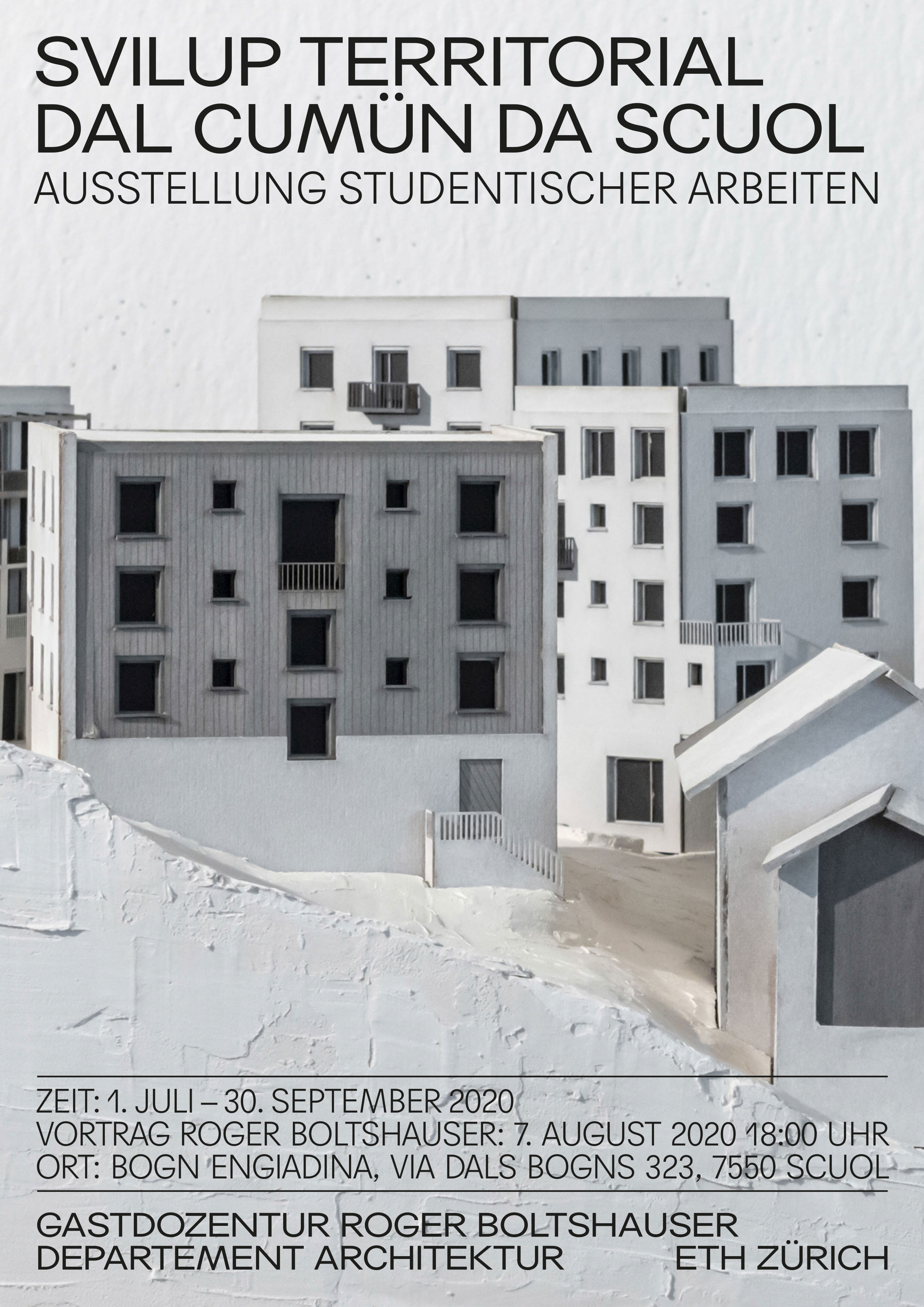 Boltshauser Architekten Ausstellung im Bogn Engiadina Scuol