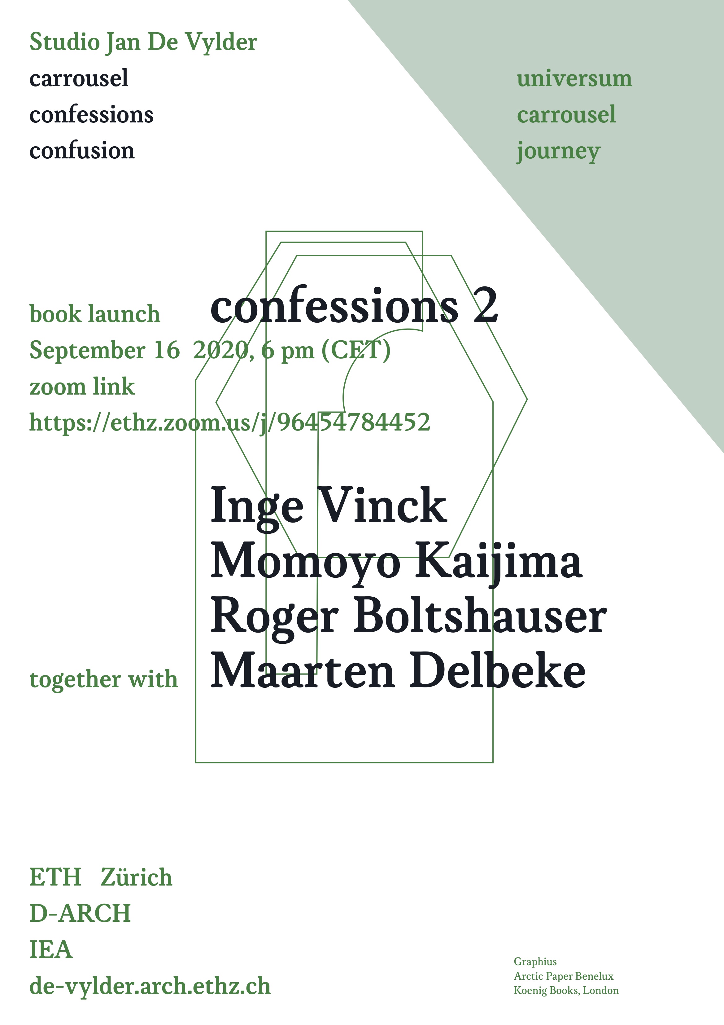 Boltshauser Architekten Vortrag Confessions II ETHZ