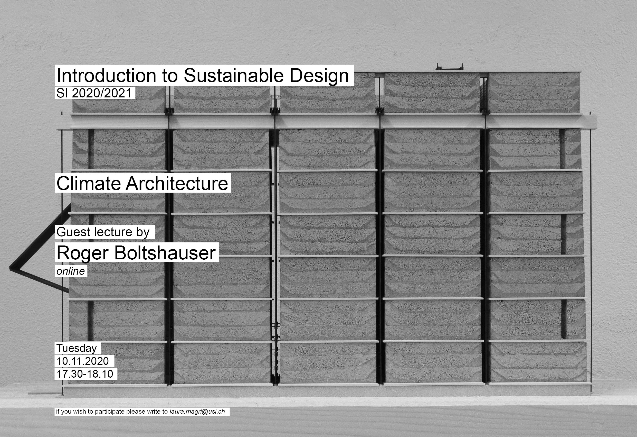Boltshauser Architekten Vortrag und Kritik Mendrisio