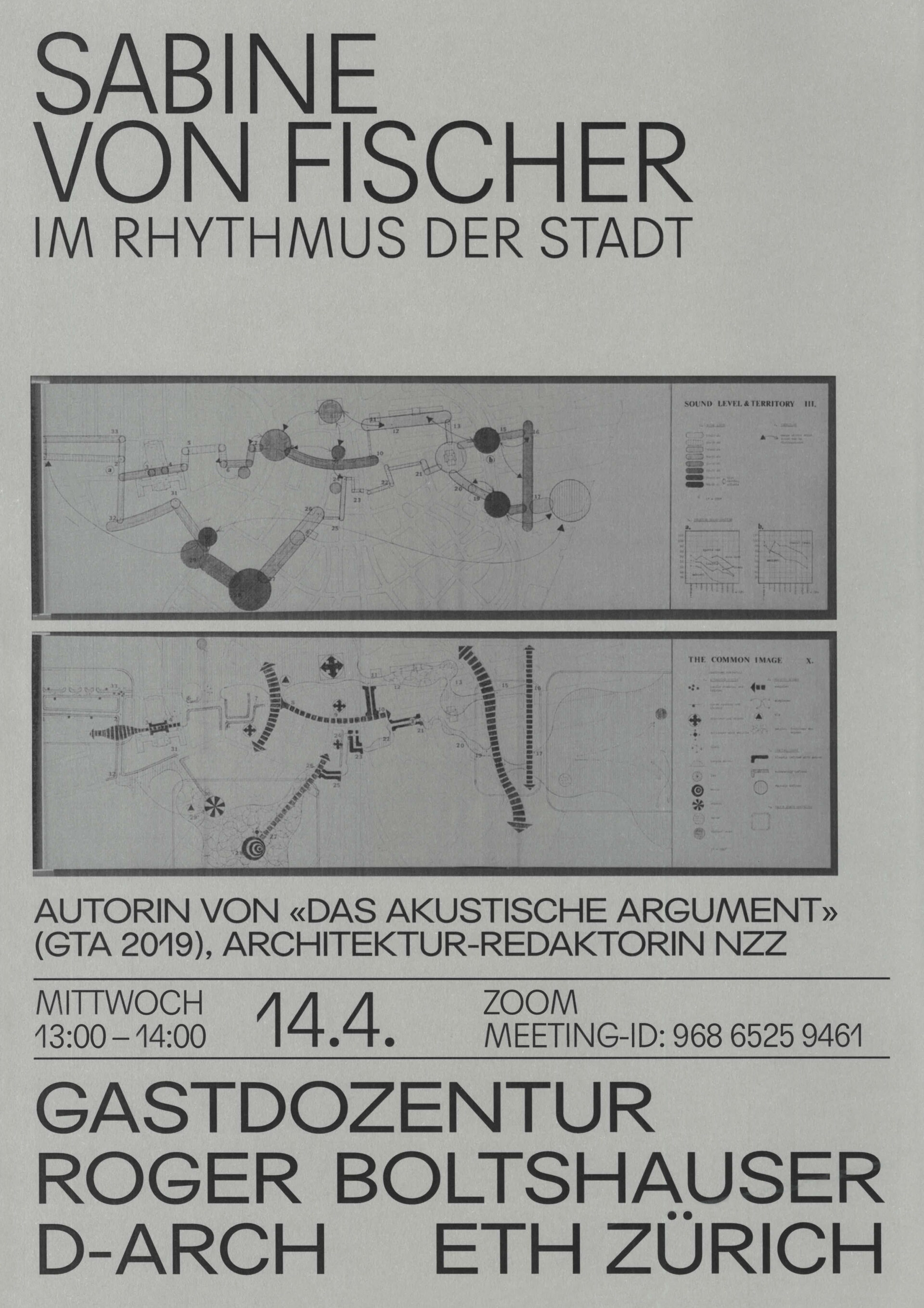 Boltshauser Architekten Plakat Sabine von Fischer