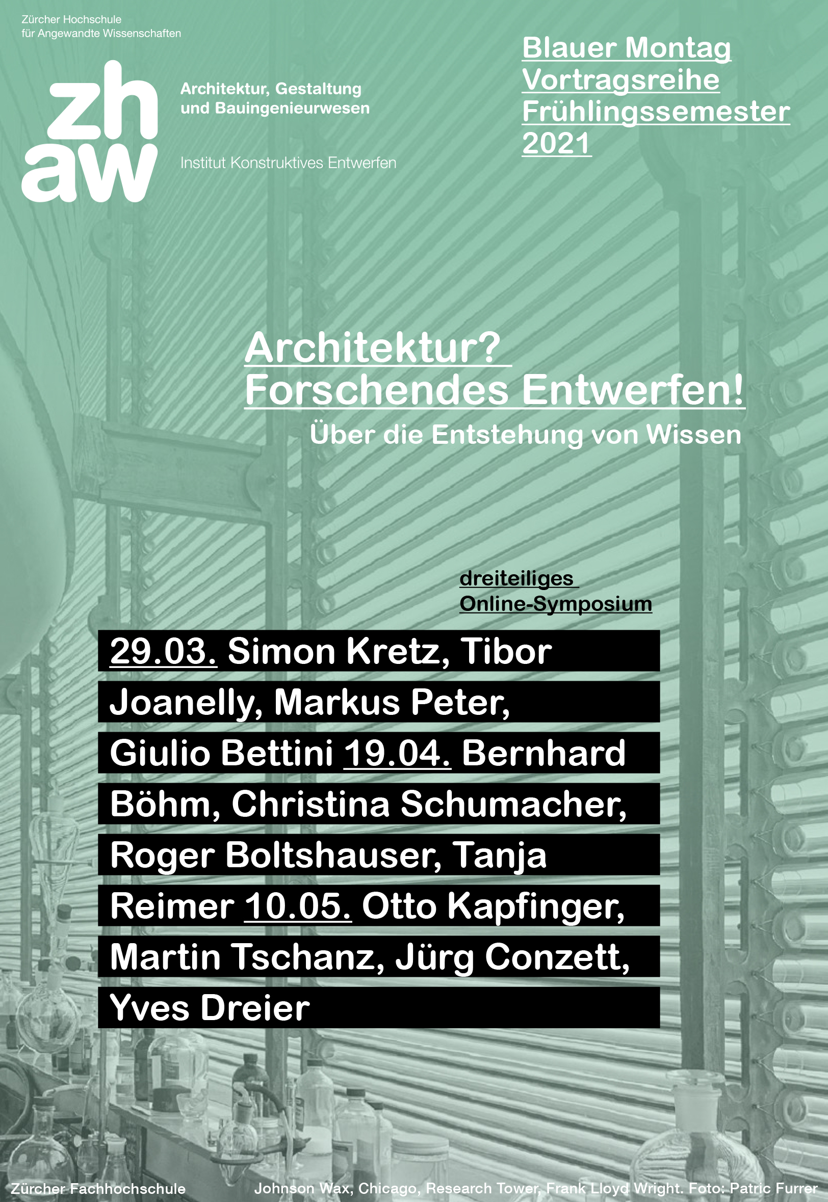 Boltshauser Architekten Podiumsdiskussion Blauer Montag zhaw