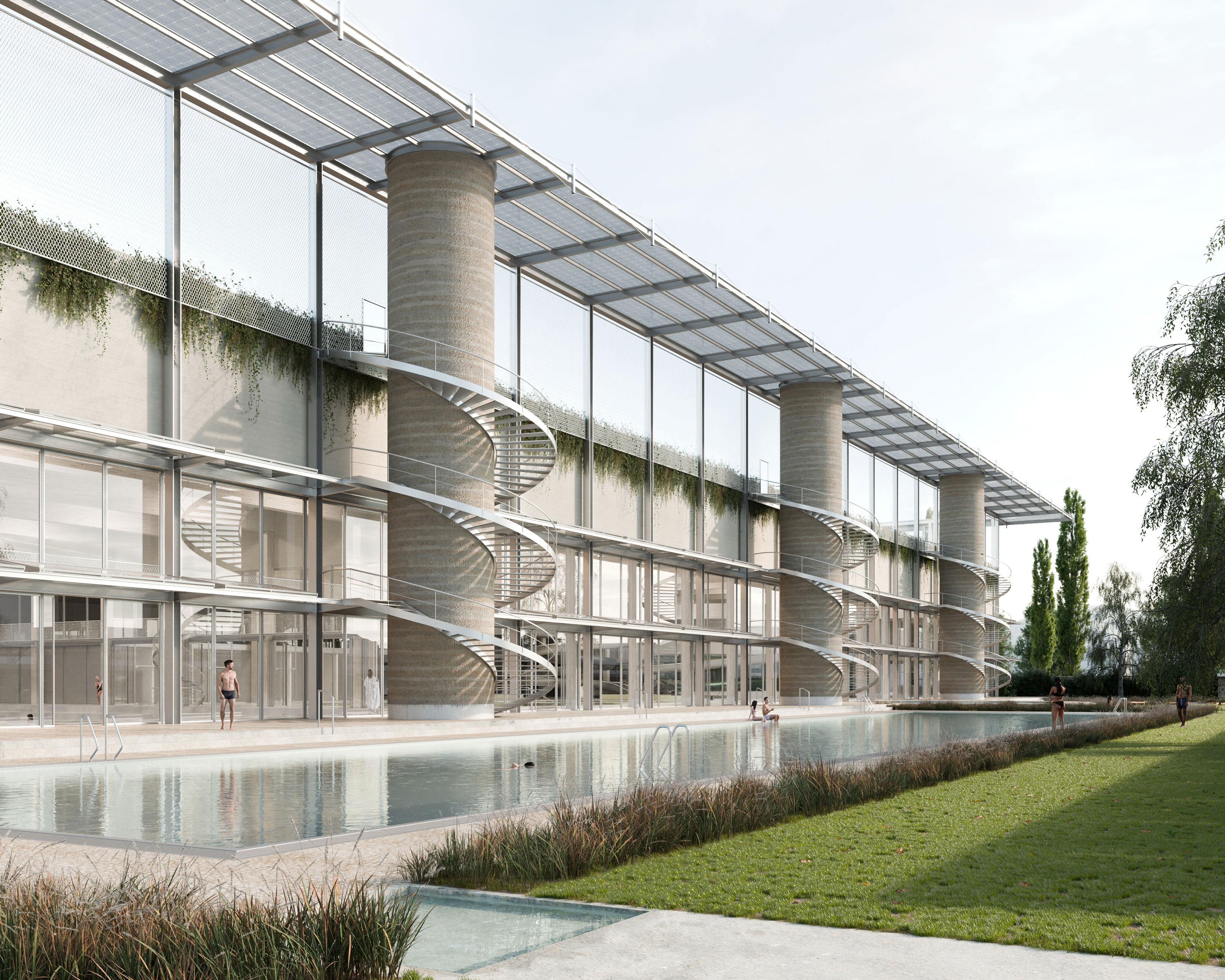 Boltshauser Architekten Gewinn WBW Sportzentrum Oerlikon