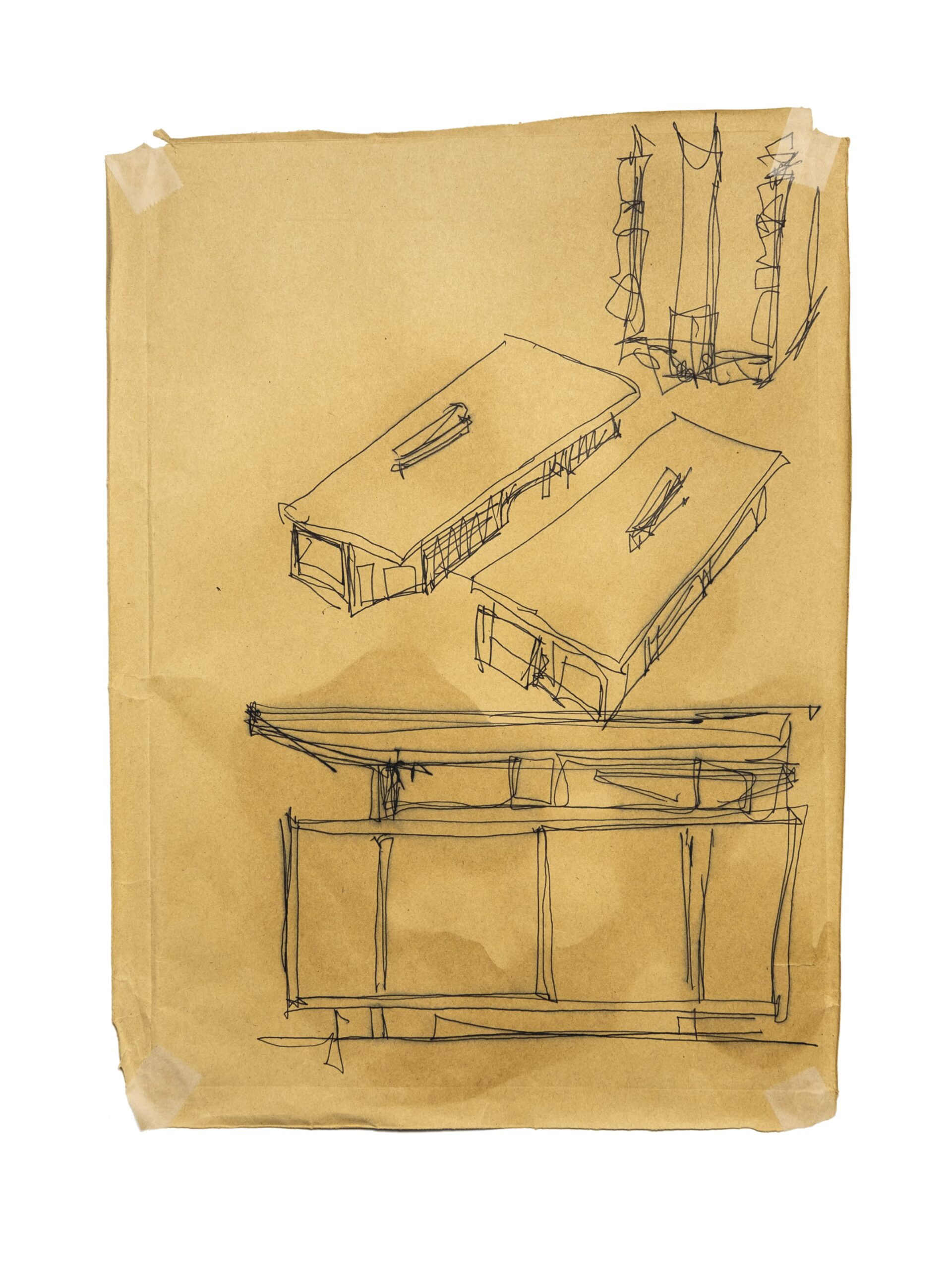 Boltshauser-Architekten-Sanierung-Flachbauten-Hirzenbach-Skizze-Roger-Boltshauser