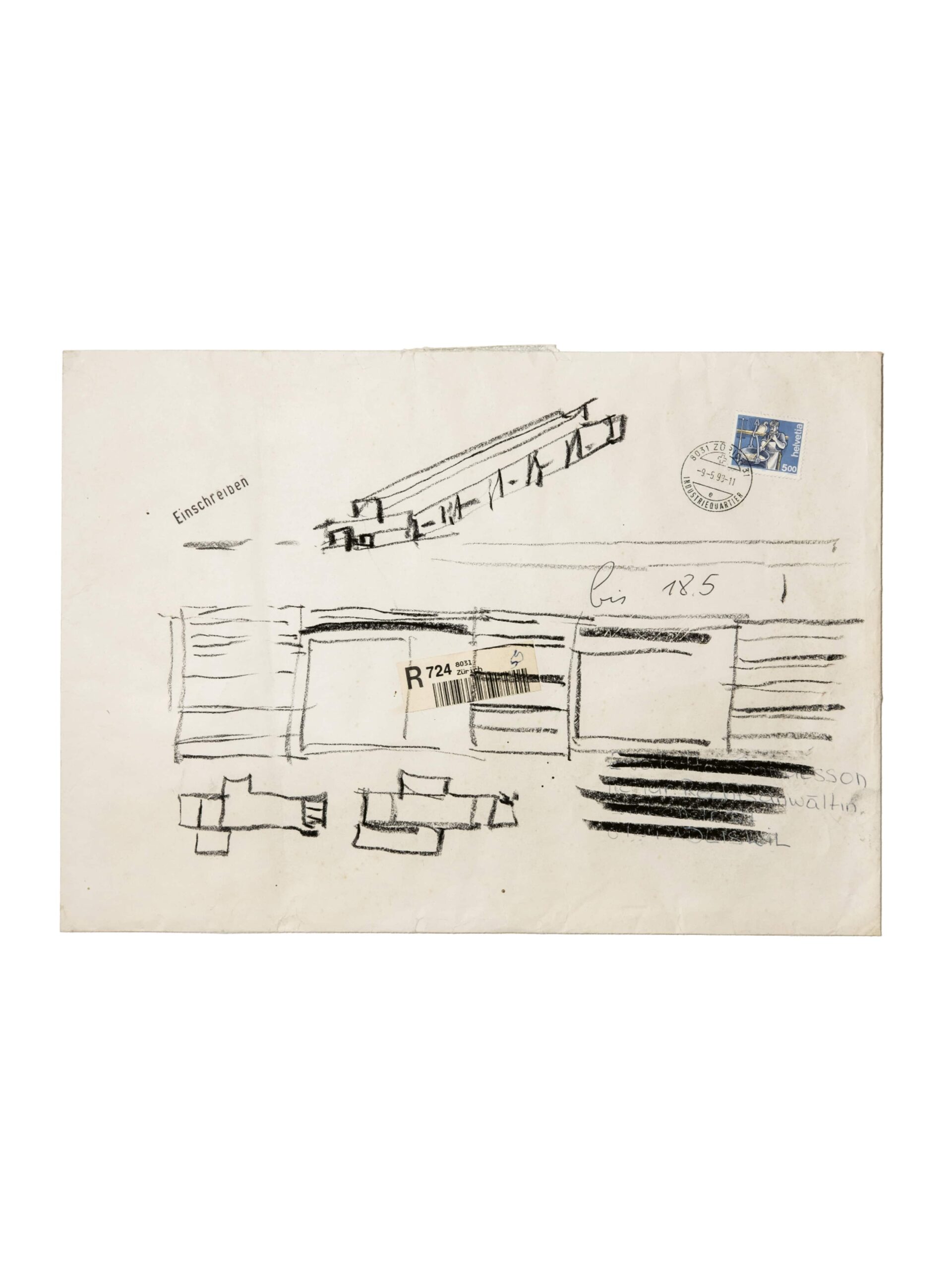 Boltshauser-Architekten-Schulpavillon-Allenmoos-II-Skizze-Roger-Boltshauser