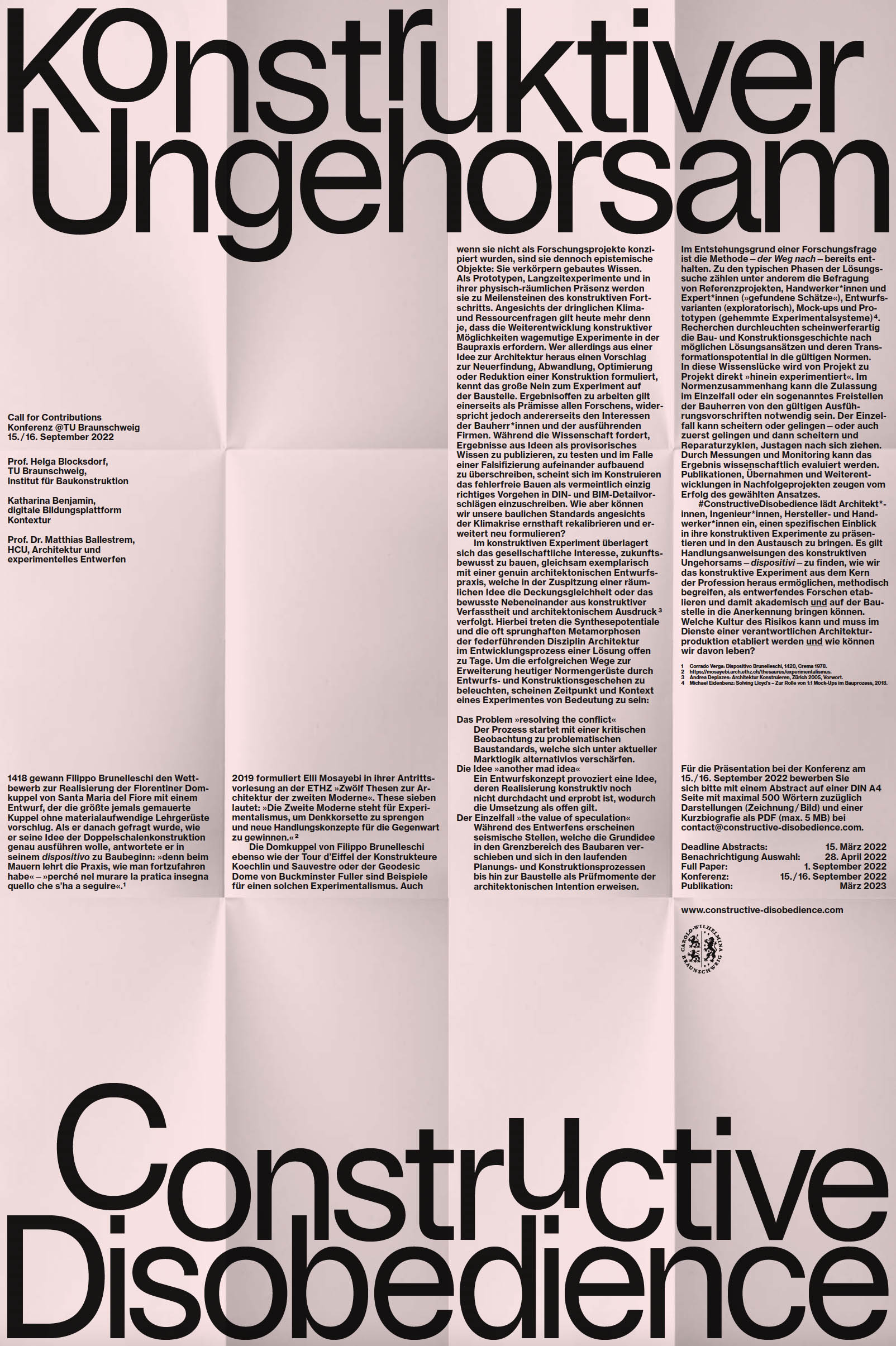 Boltshauser Architekten Konstruktiver Ungehorsam Constructive Disobedience Vortrag TU Braunschweig