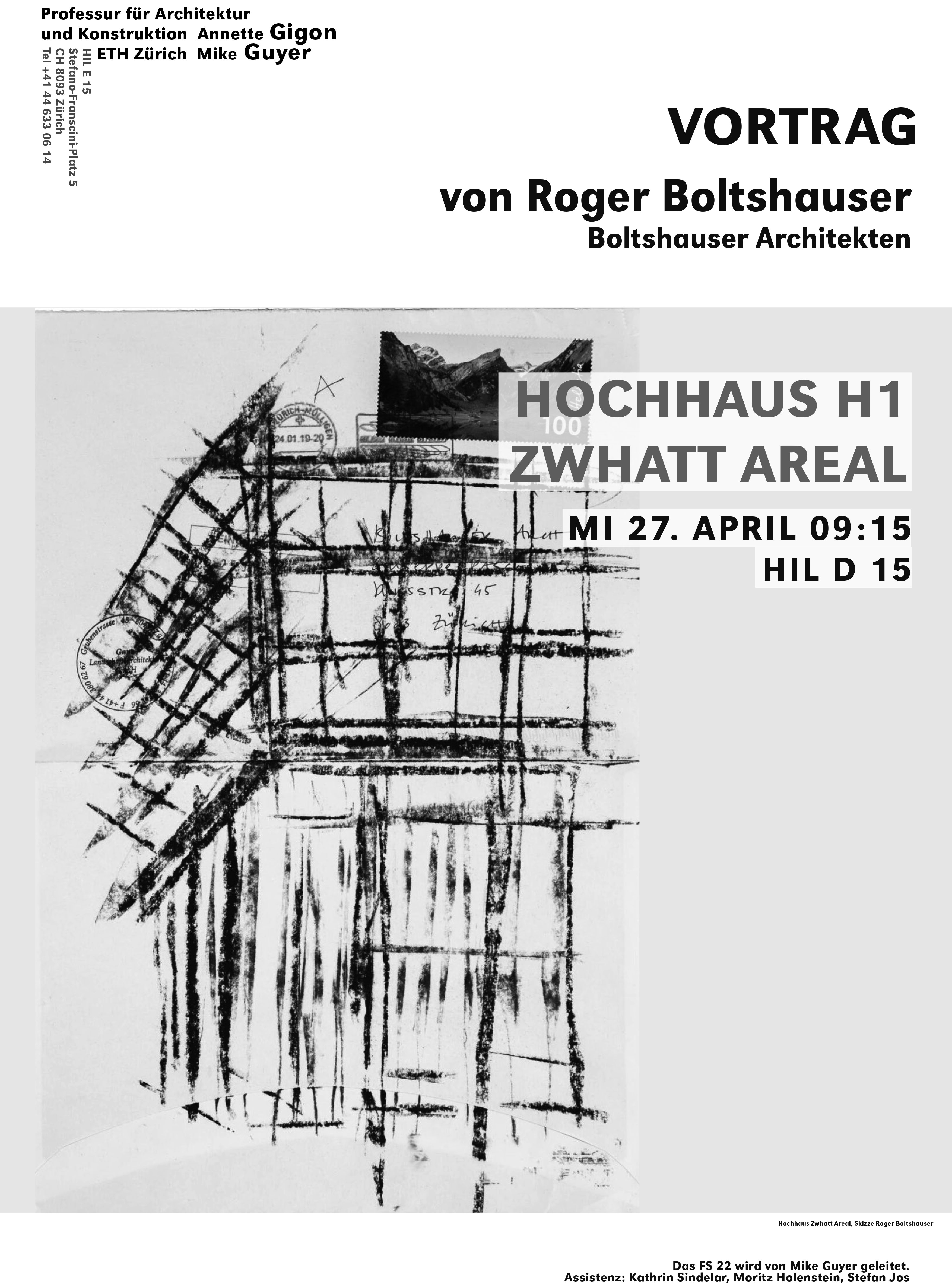 Boltshauser Architekten Vortrag ETH Zürich