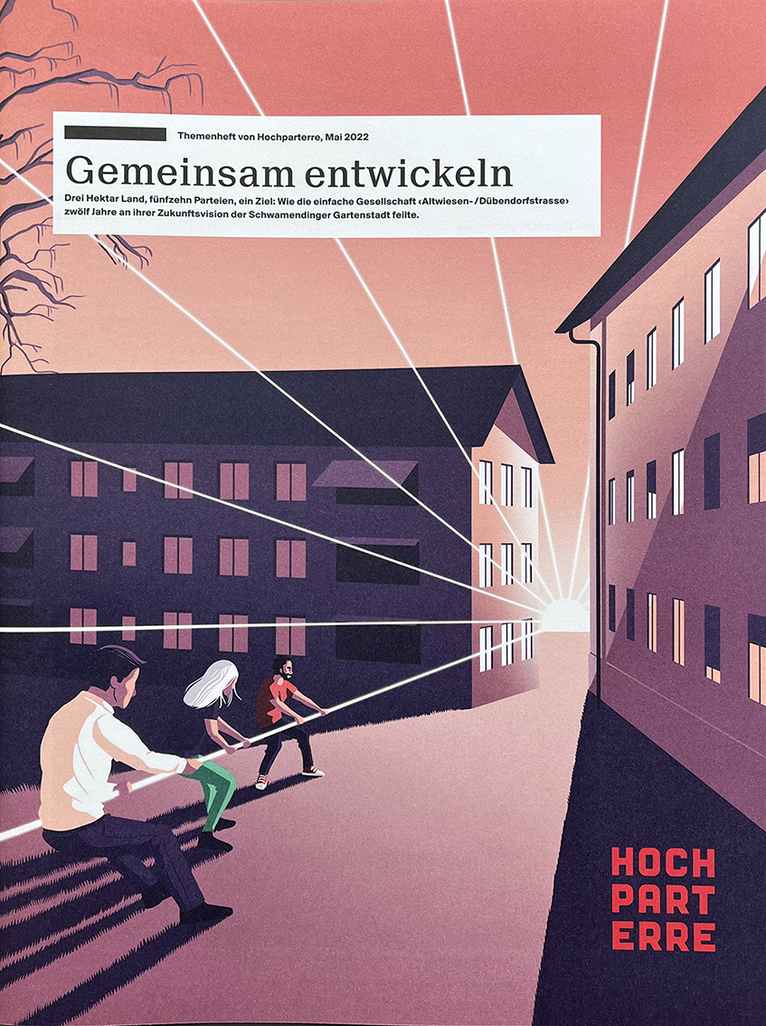 220511_Hochparterre Themenheft_Gemeinsam entwicklen_Wohnüberbauung Altwiesen-: Dübendorfstrasse