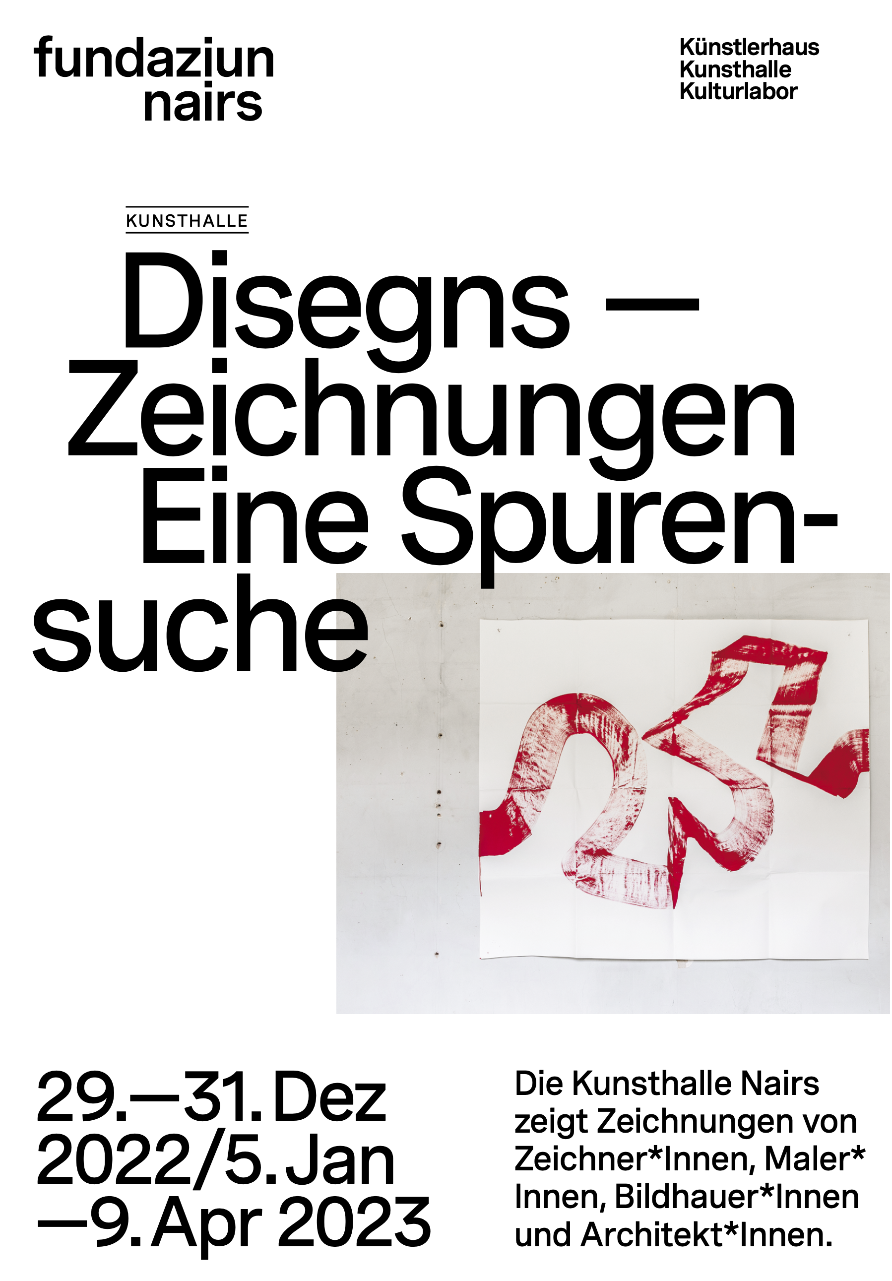 Boltshauser-Architekten-Ausstellung-Fundaziun-Nairs-Disegns-Zeichnungen-Eine-Spurensuche