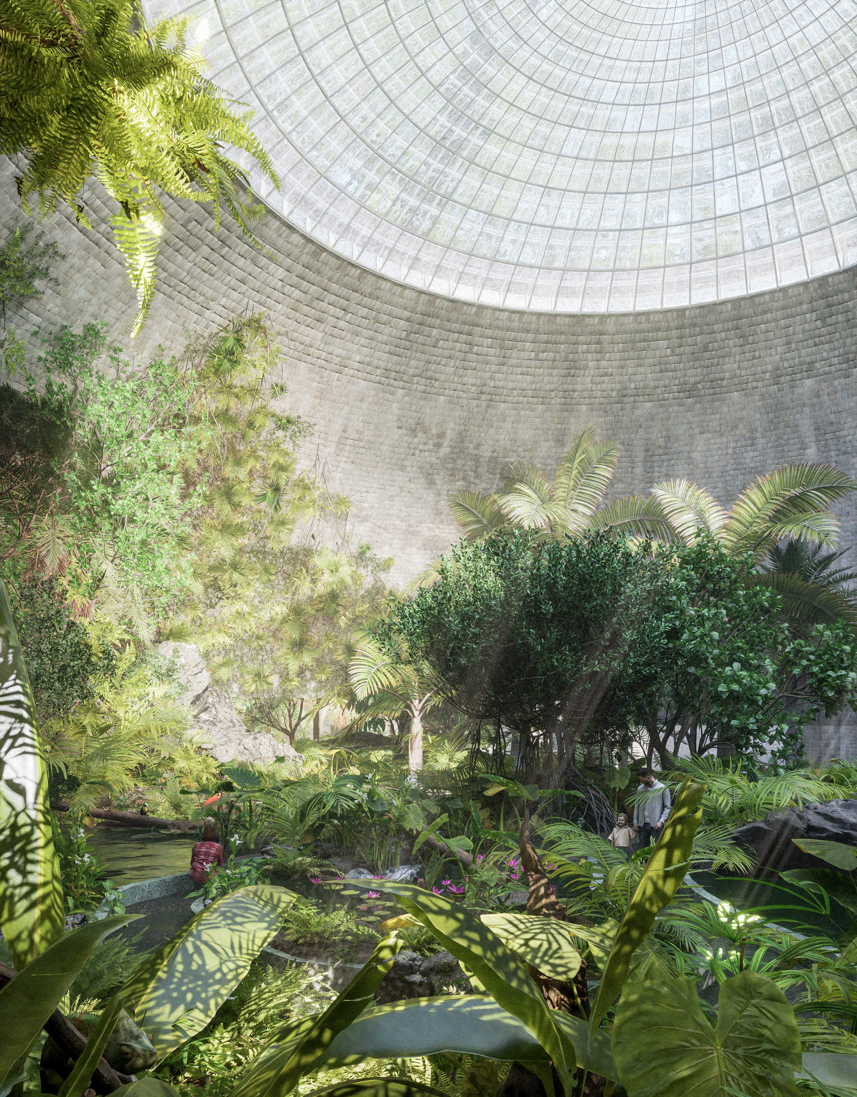 Boltshauser-Architekten-Zoo-Basel-Rendering-Kuppeln-Innen