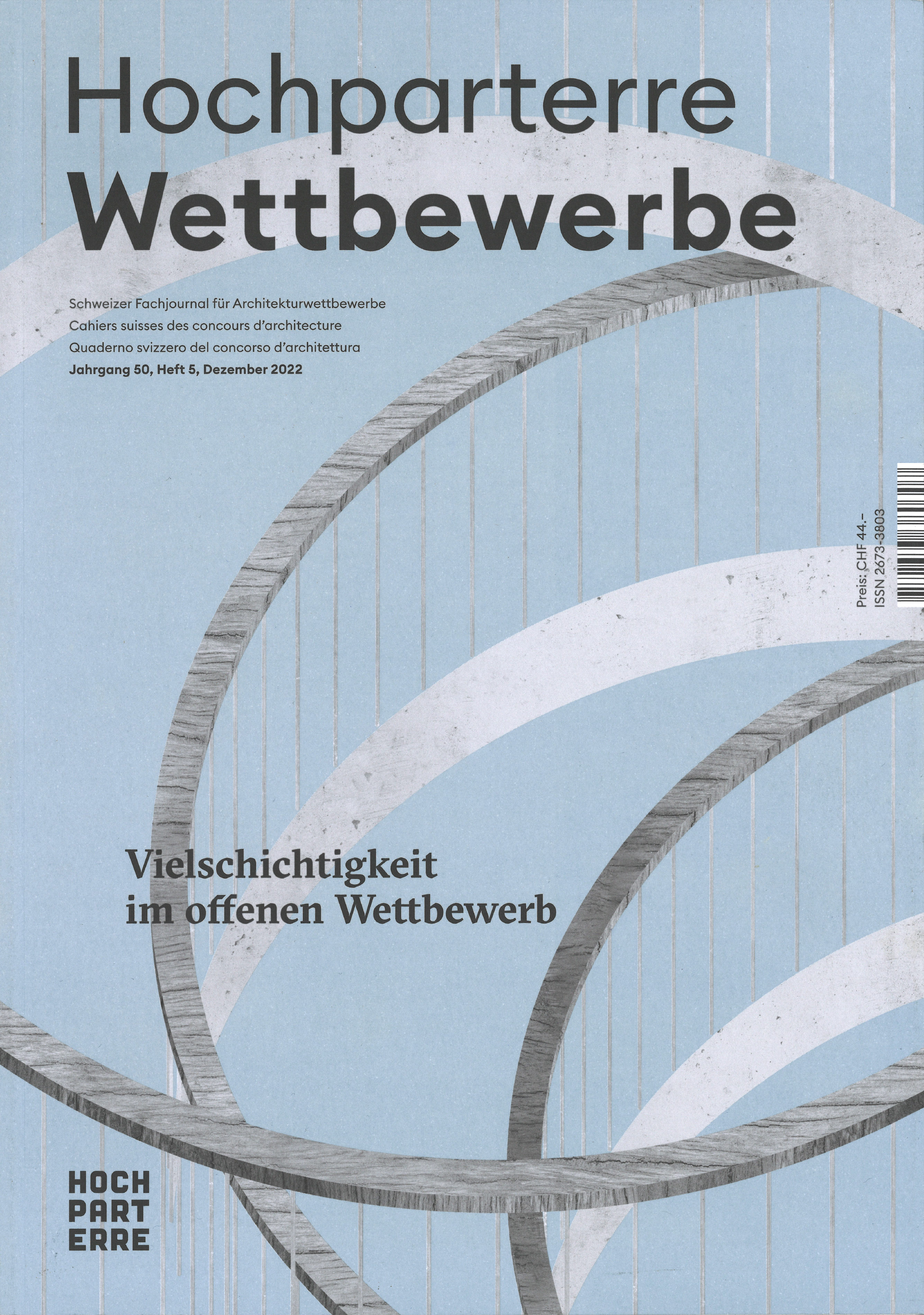 Boltshauser-Architekten-Hochparterre-Wettbewerbe–Dezember-2022-Titelseite