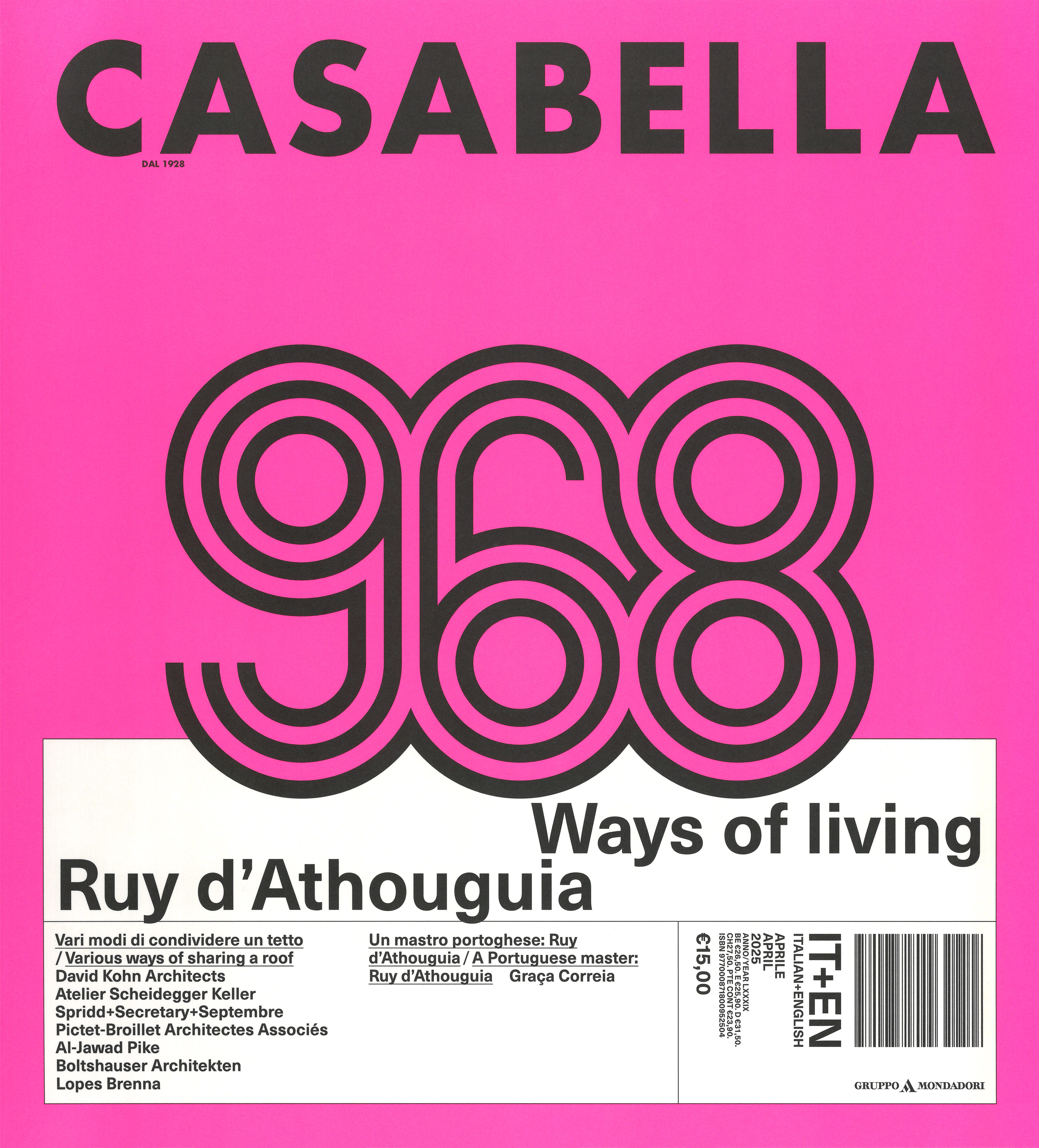 Boltshauser-Architekten-Casabella-968-ways-of-living-Titelseite