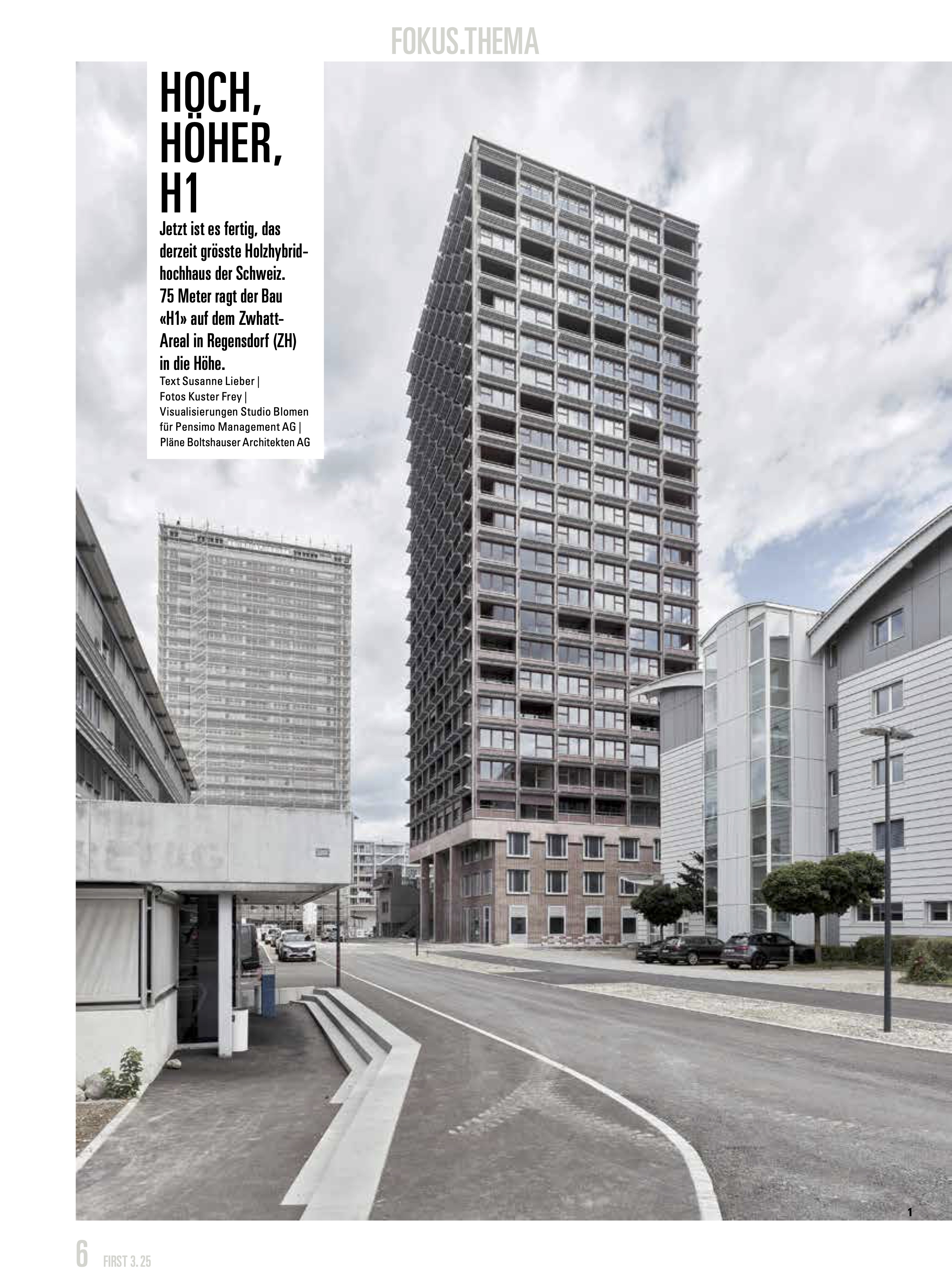 FIRST_3_2025_Hochhaus H1_Zwhatt_Einzelseiten