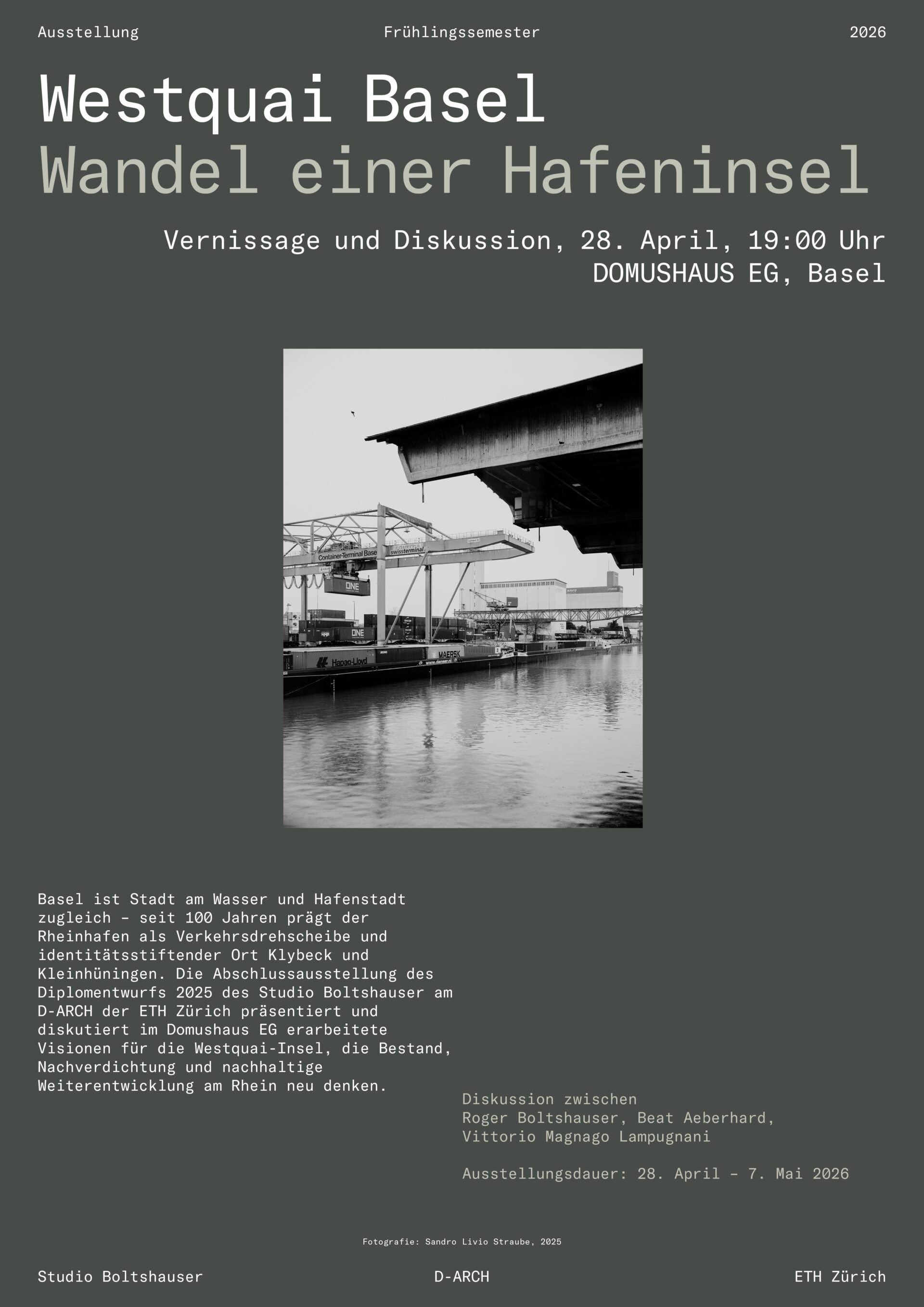 Westquai Basel Wandel einer Hafeninsel