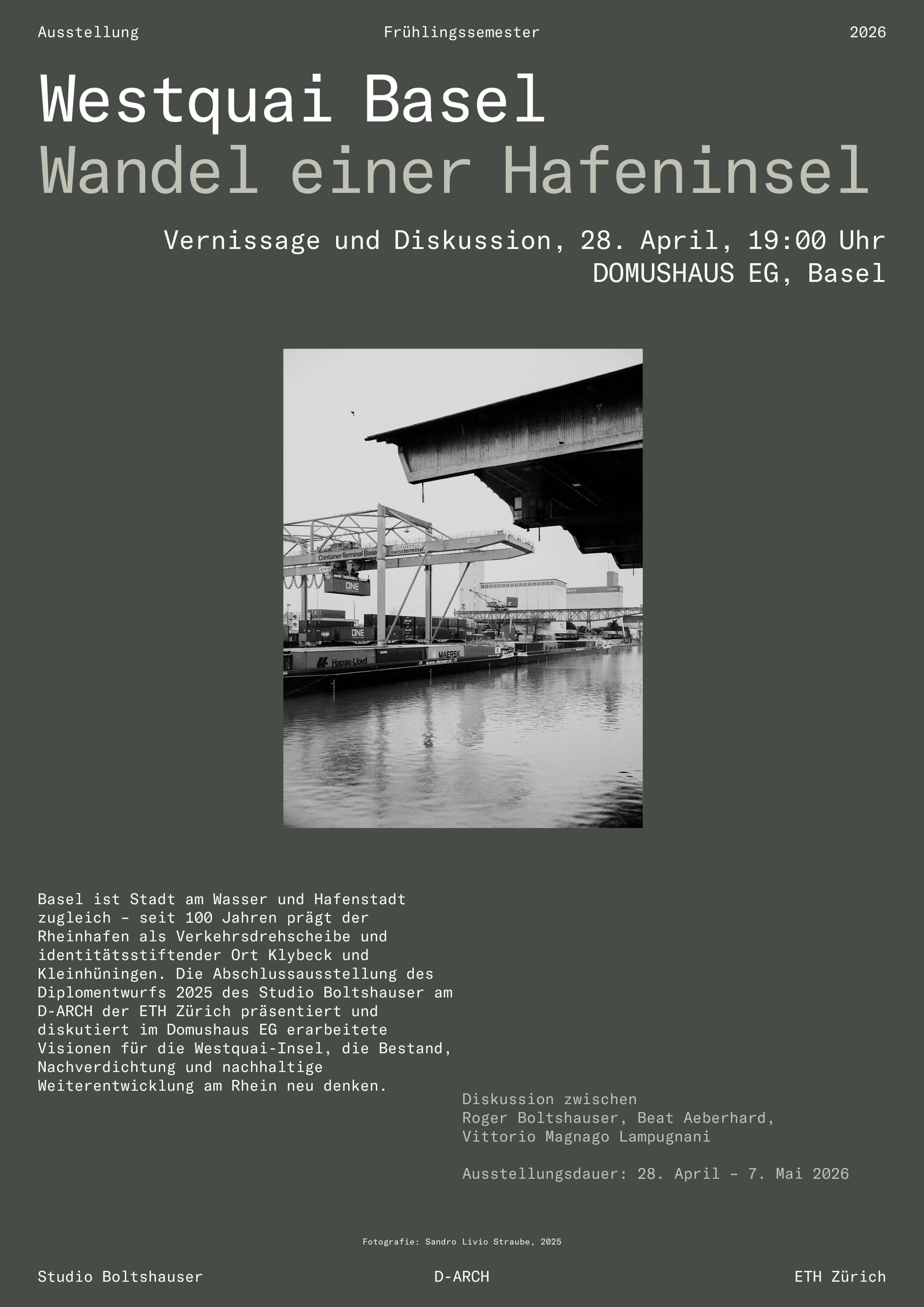 Westquai Basel Wandel einer Hafeninsel