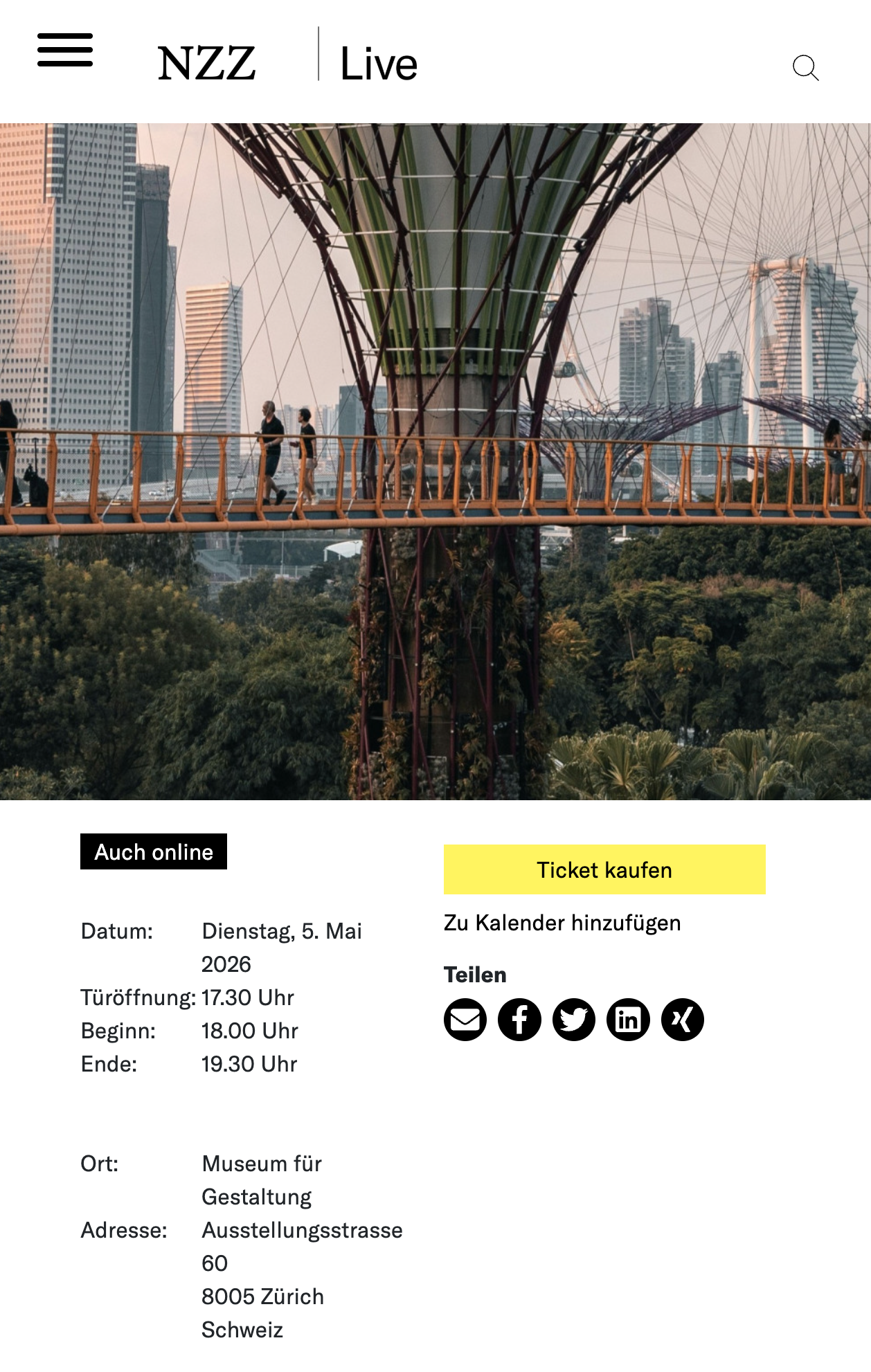 nzz live urbane pioniere